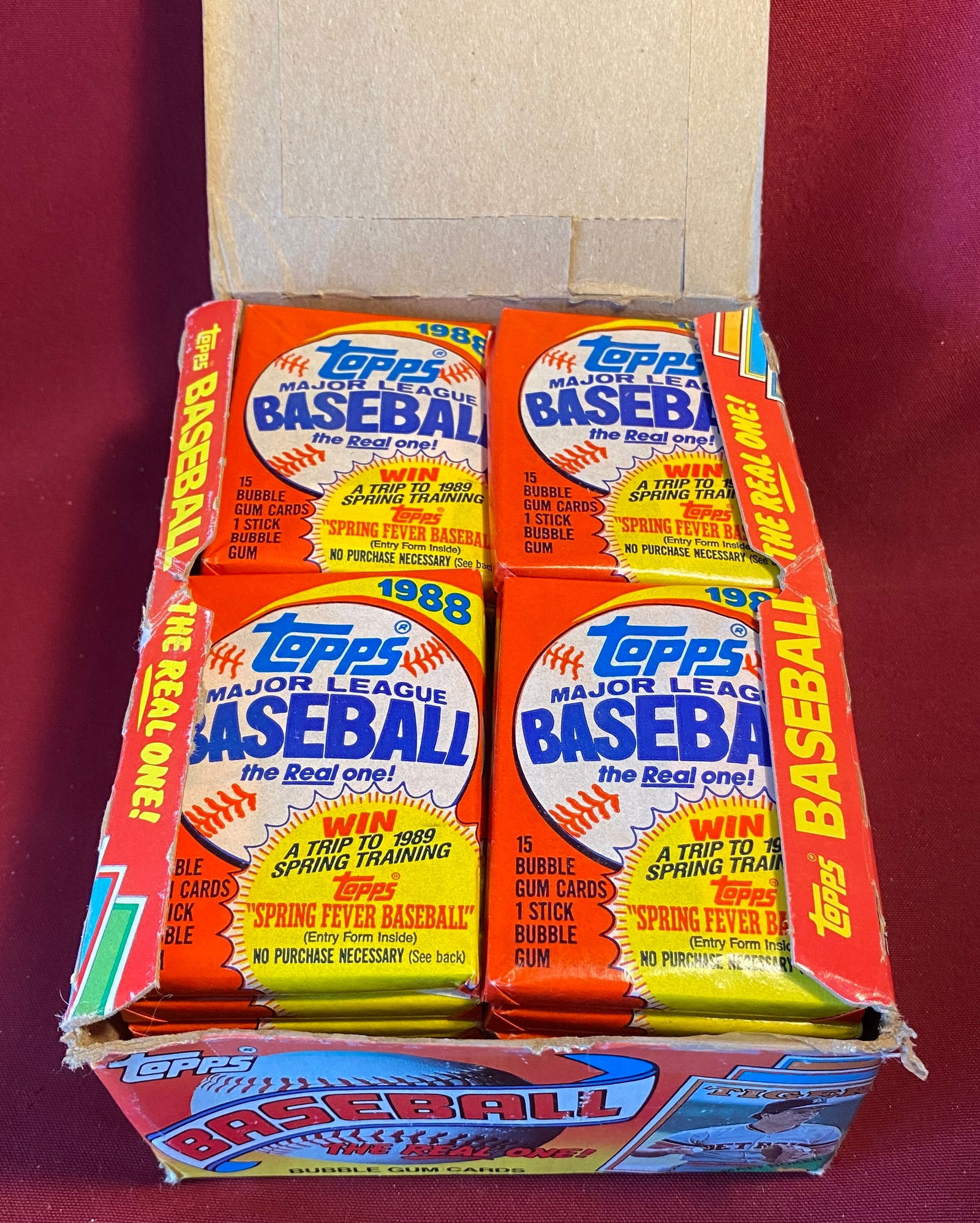 1988 TOPPS Baseball Bubble Gum Cards - 36 Count (1 of 5)