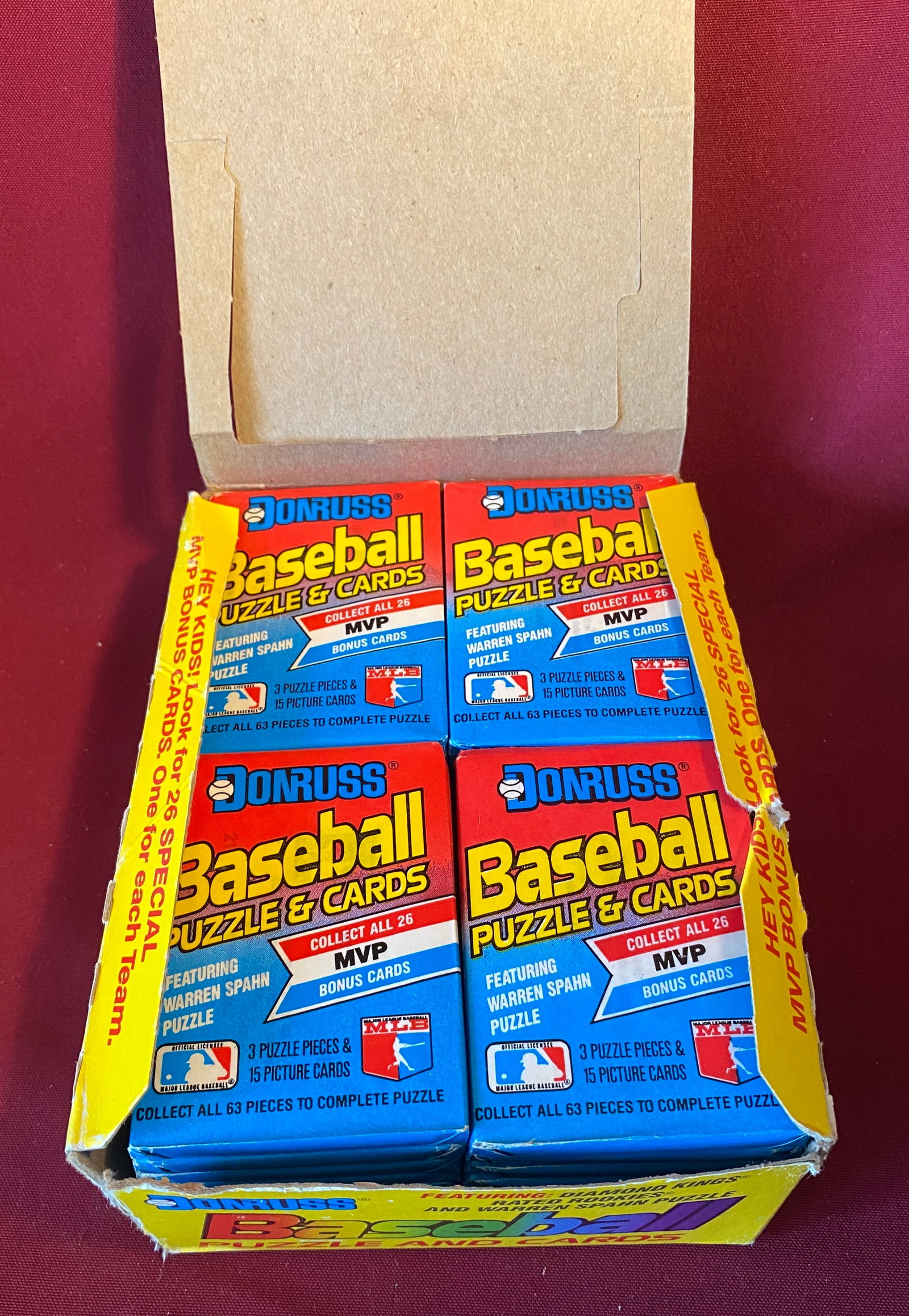 Donruss 1989 Baseball Cards and Puzzle - 36 Count: Donruss 1989 Baseball Cards and Puzzle - 36 Count