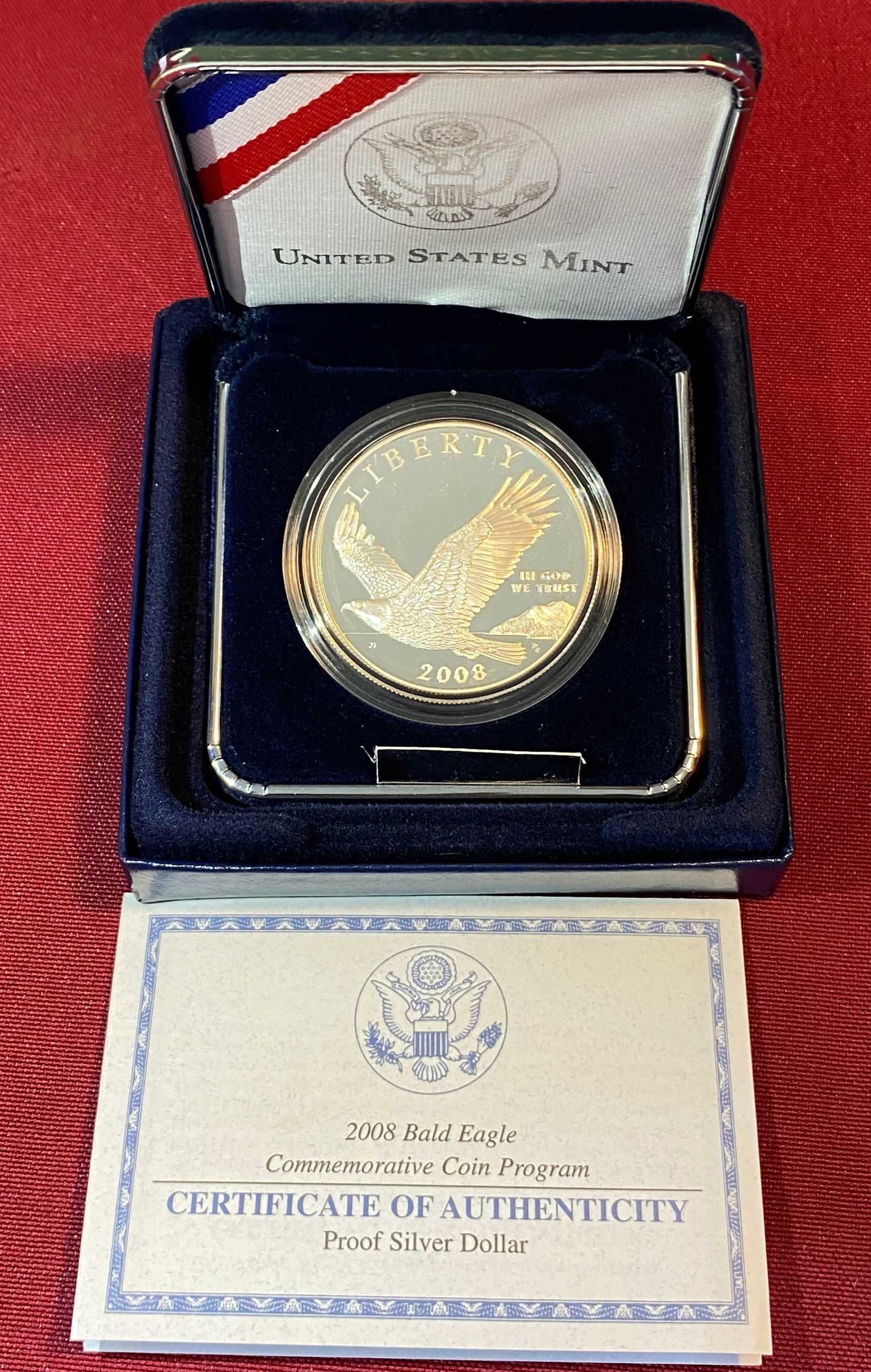 2008 Bald Eagle Commemorative Proof Silver Dollar (1 of 3)