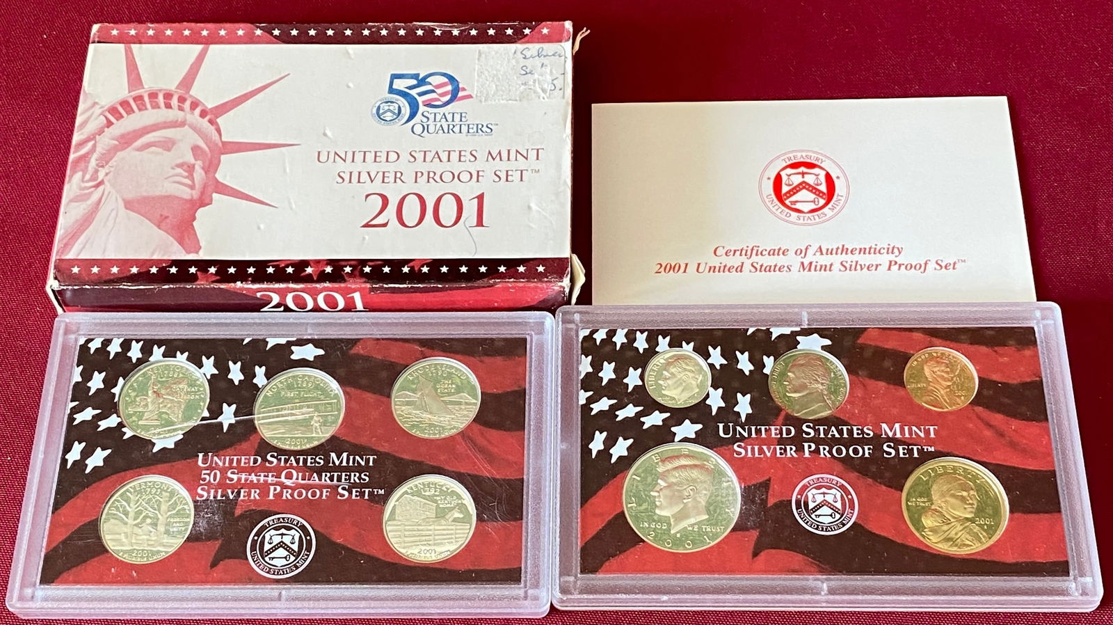 2001 U.S. Mint Silver Proof Set (1 of 3)