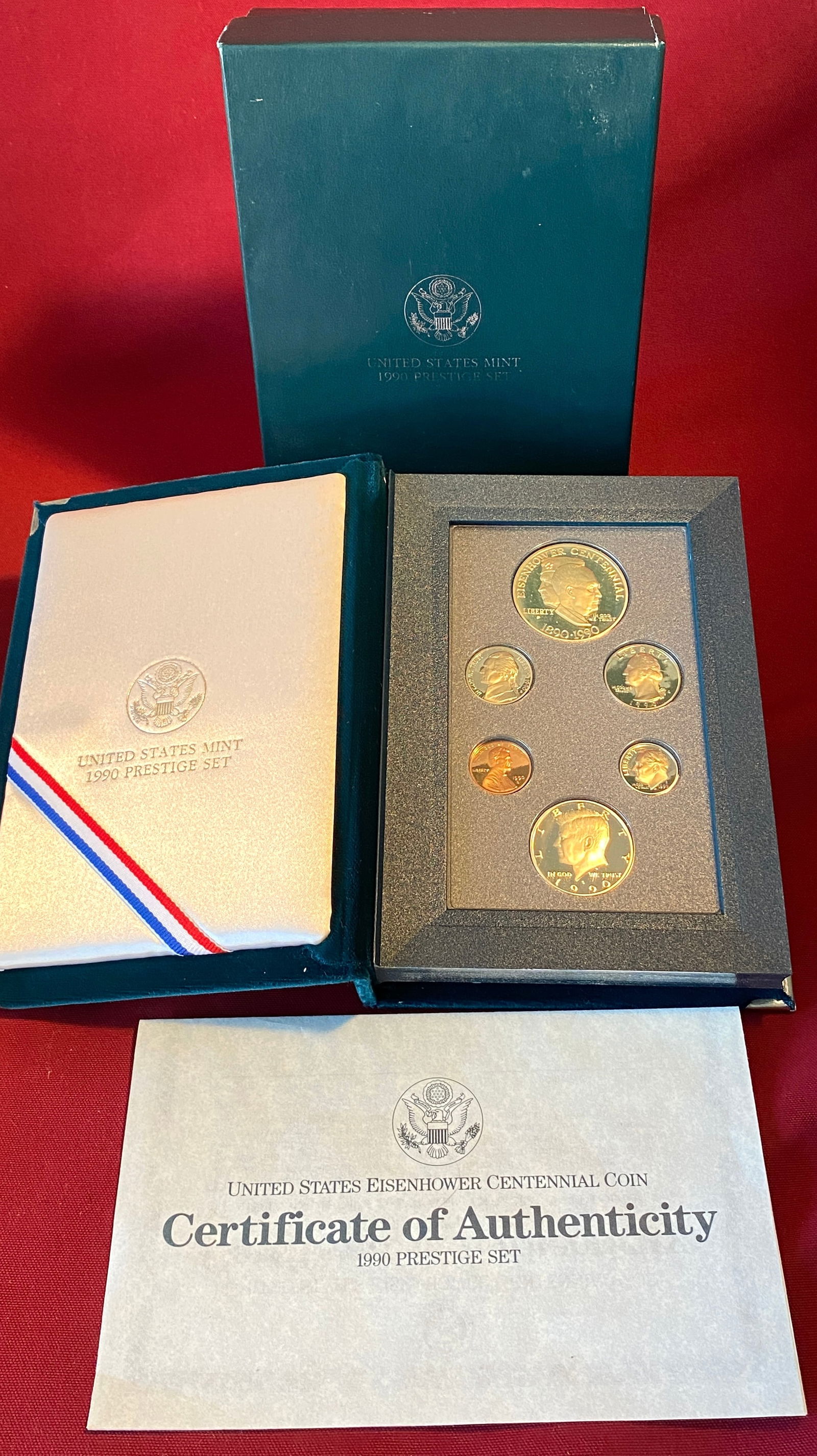 1990 U.S. Mint Silver Prestige Coin Set - (1 of 4)