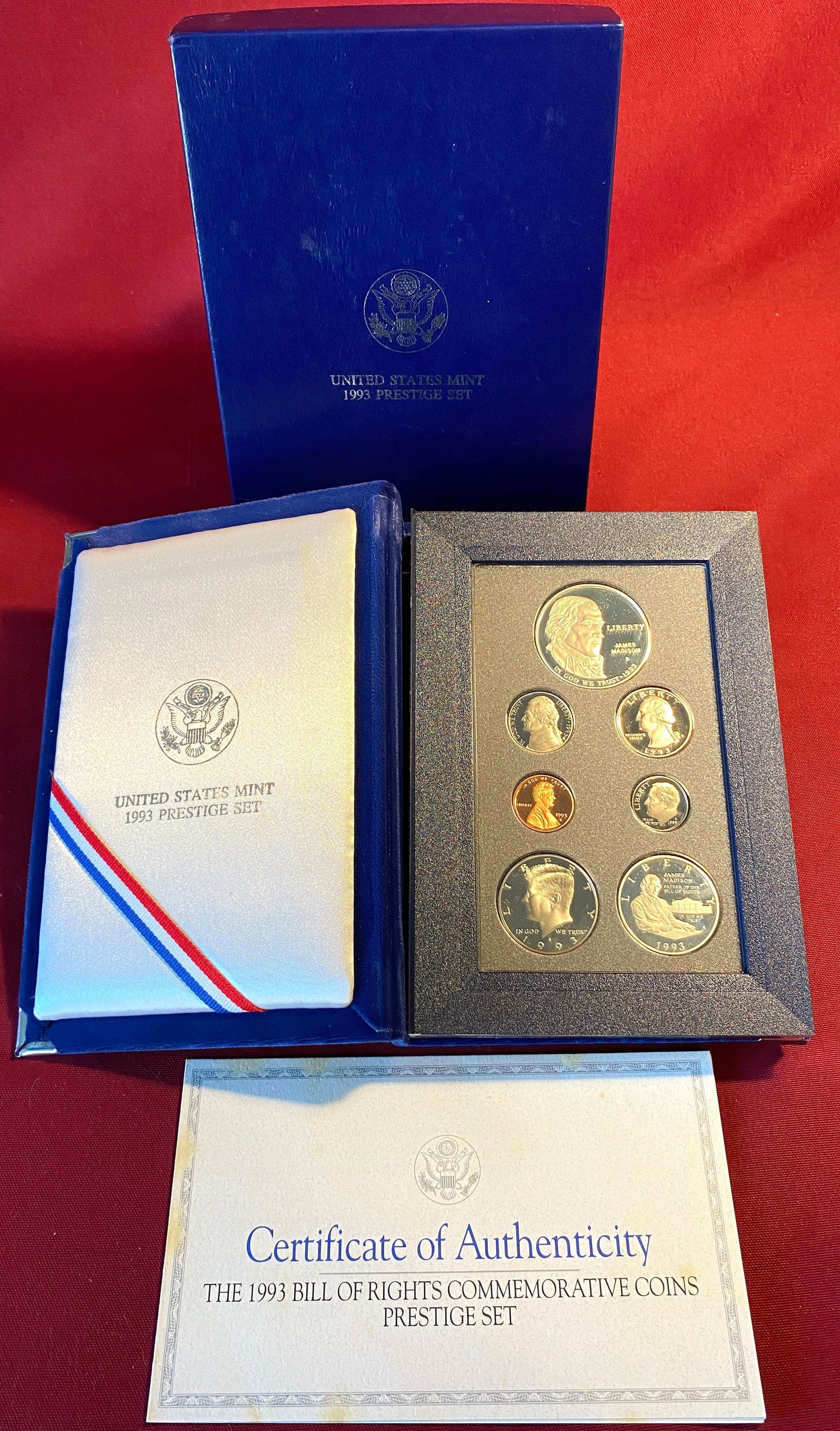 1993 U.S. Mint Silver Prestige Coin Set - (1 of 4)