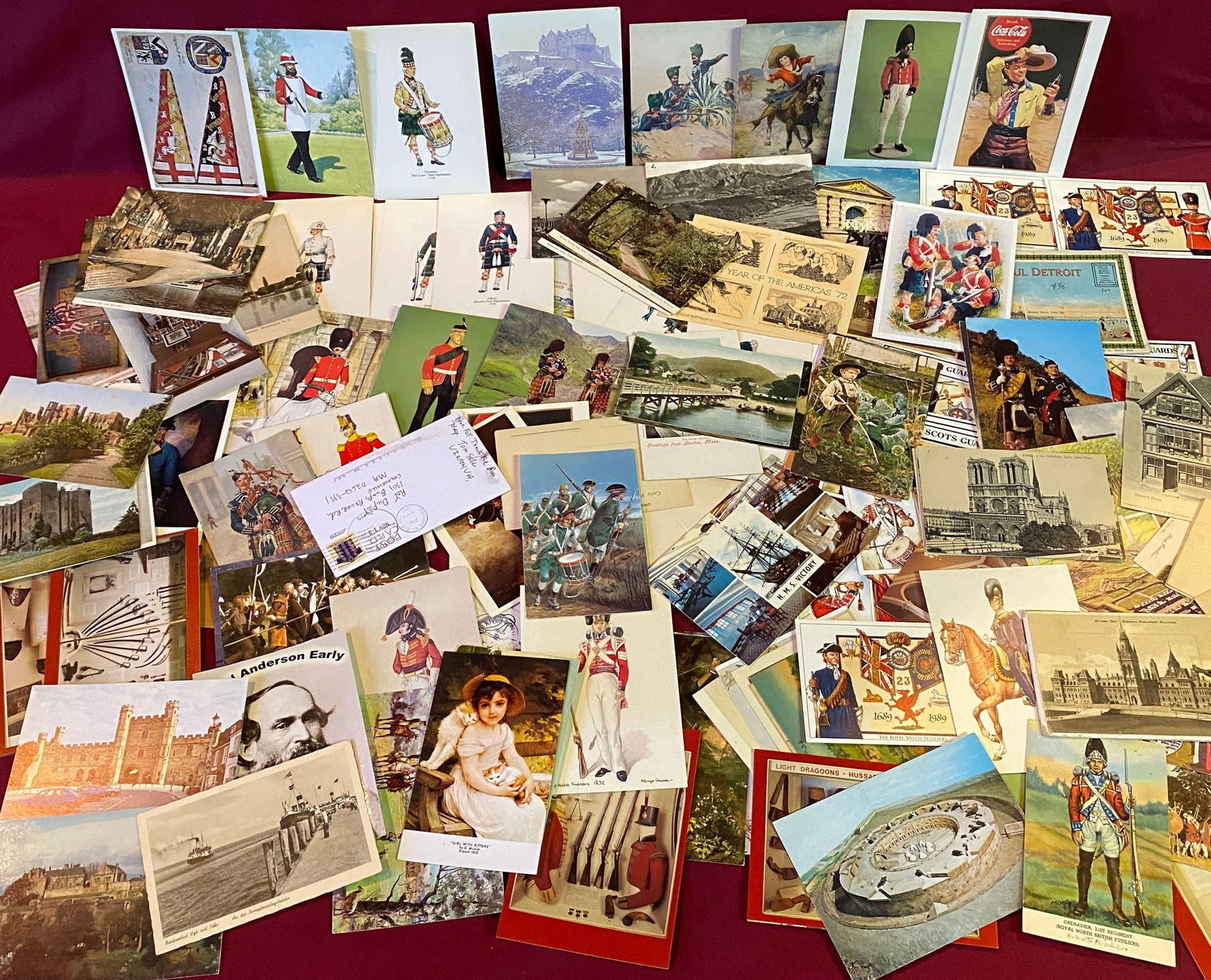 Assortment of Over One Hundred Postcards: Assortment of Over One Hundred Postcards