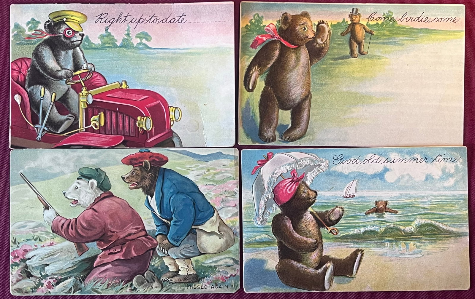 Antique Bear Themed Postcards (1 of 5)
