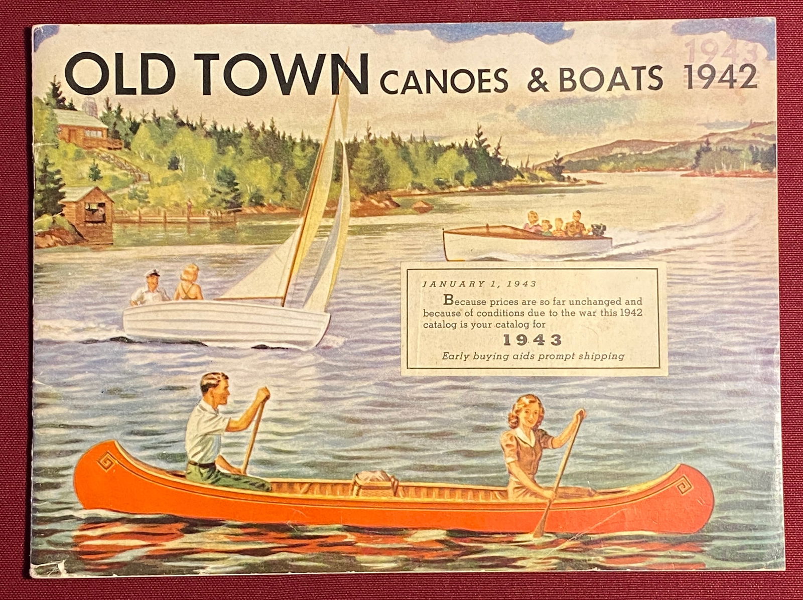 1942-43 Old Town Canoe & Boats Catalogue (1 of 7)