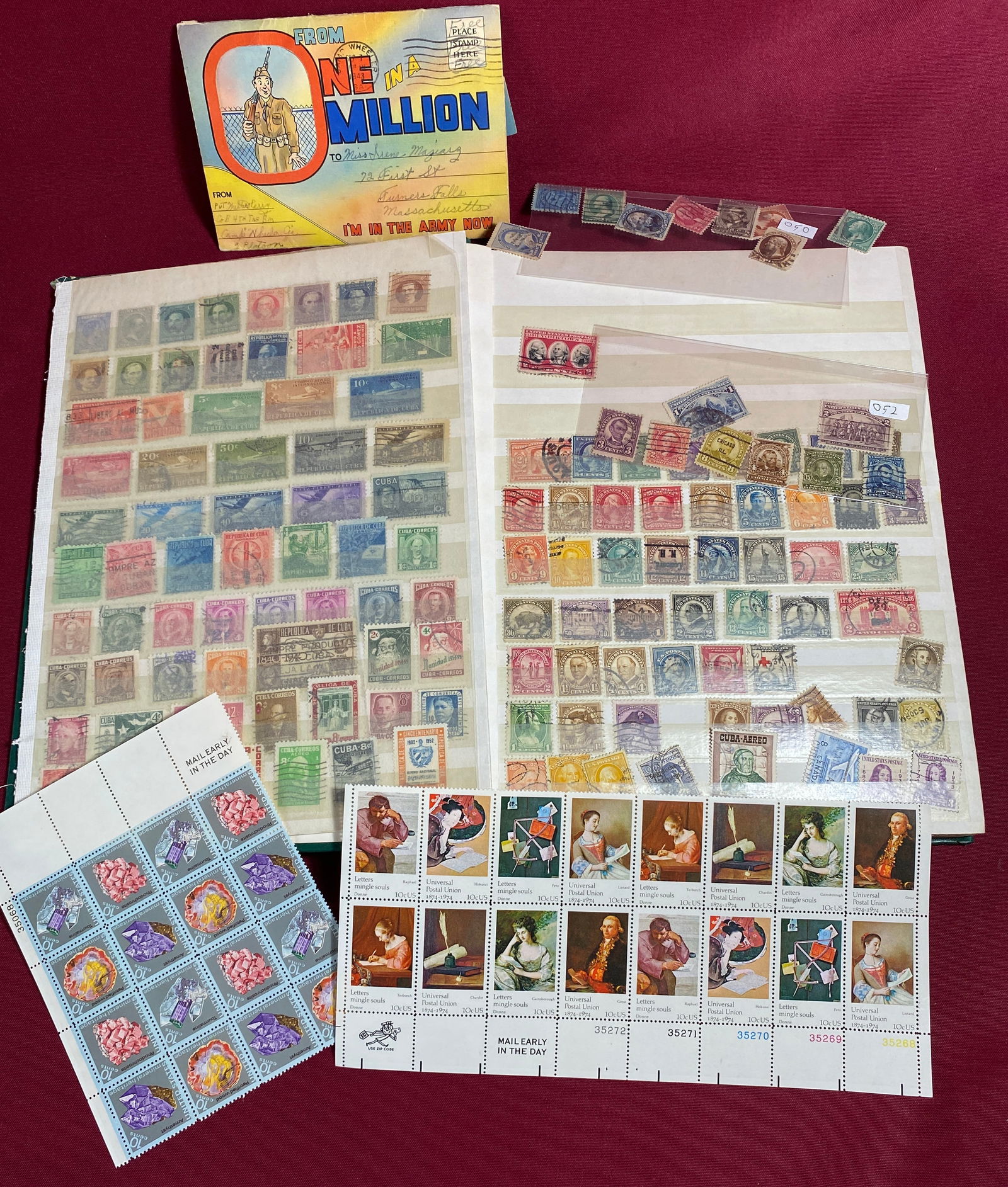 Vintage and Older Stamp Collection - Foreign and U.S. - Cancelled and Uncancelled (1 of 10)