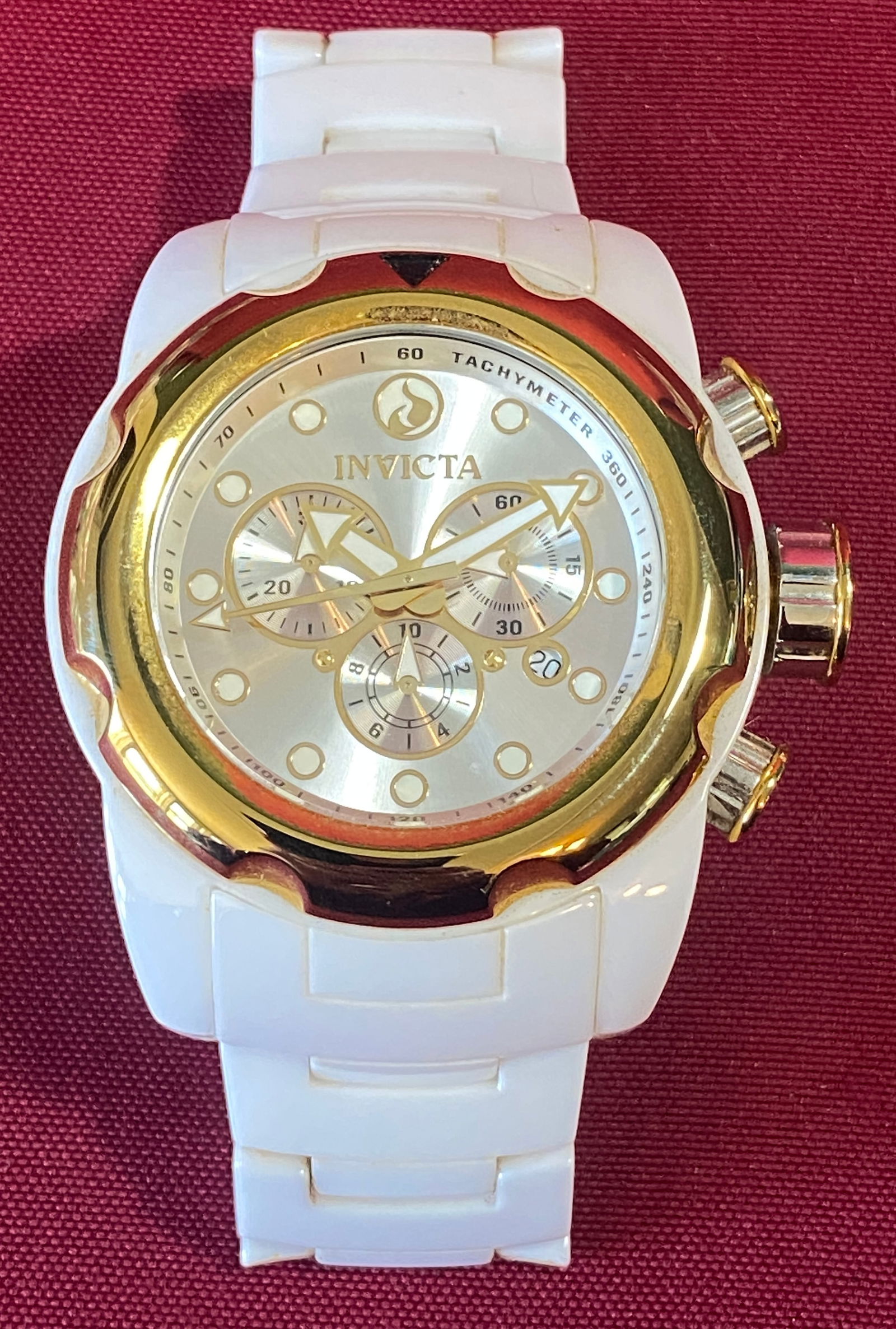 Invicta Ceramics Men's Watch Model No. 0318 - Solid Ceramics and Tungsten with Swiss Parts (1 of 9)