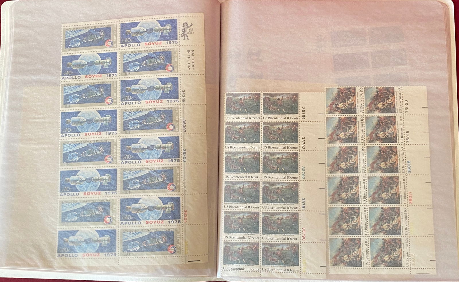 Uncancelled Sheets, Etc. of Stamps - 10"x12"x.5" (1 of 9)