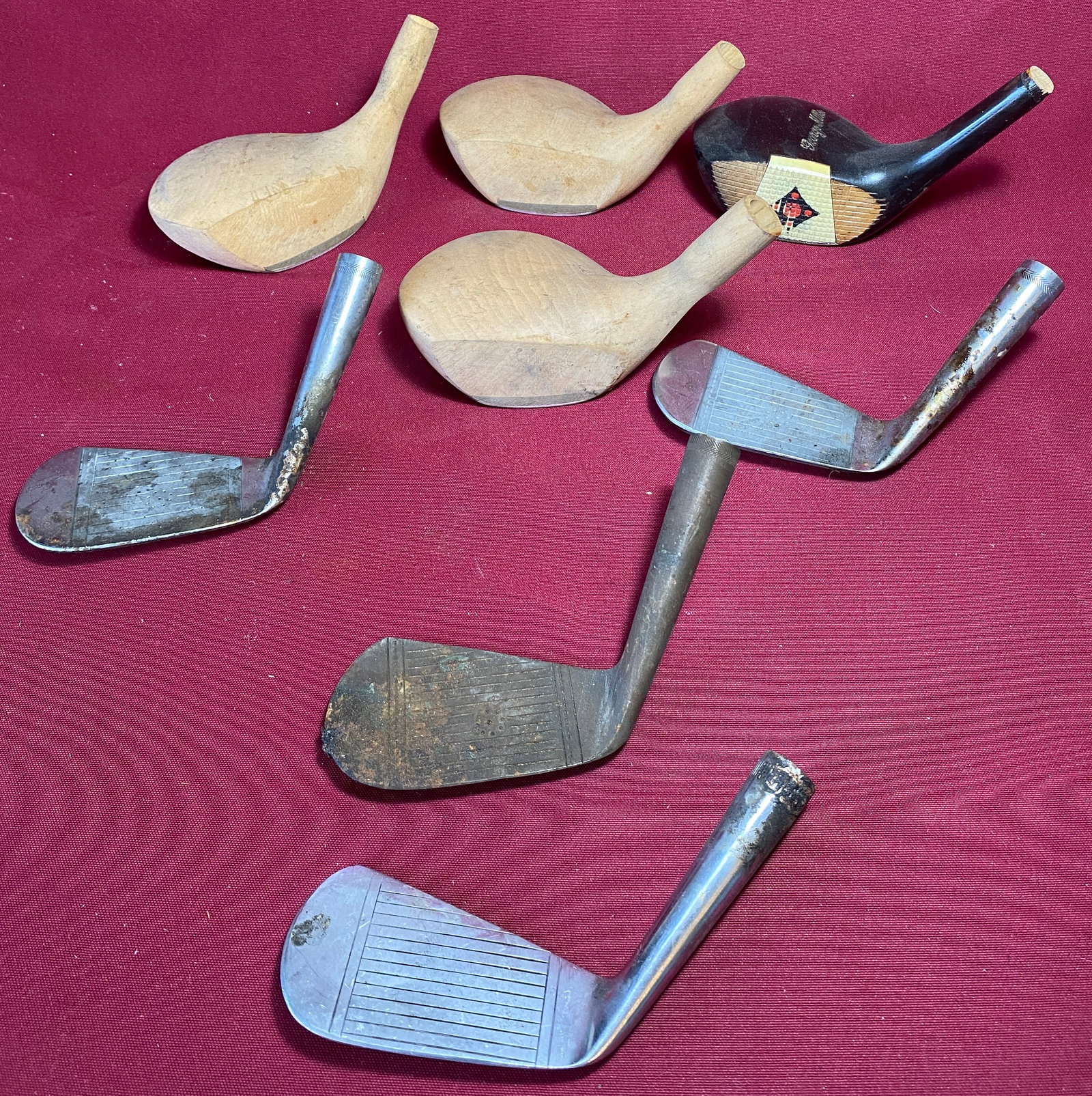 Wooden and Metal Golf Club Ends: Wooden and Metal Golf Club Ends