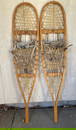 Pair of Faber Snowshoes with Leather Bindings - Made in Canada