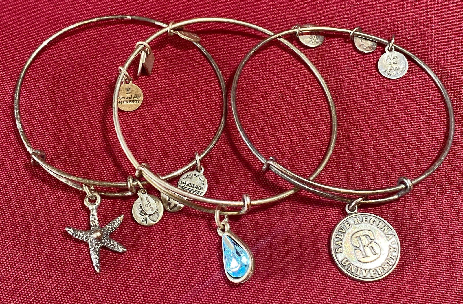 Three Alex & Ani Bracelets: Three Alex & Ani Bracelets