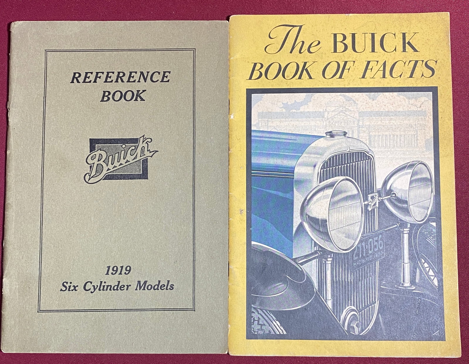 Two Buick Automobile Reference Books - Book of Facts & Reference Book 1919: Two Buick Automobile Reference Books - Book of Facts & Reference Book 1919
