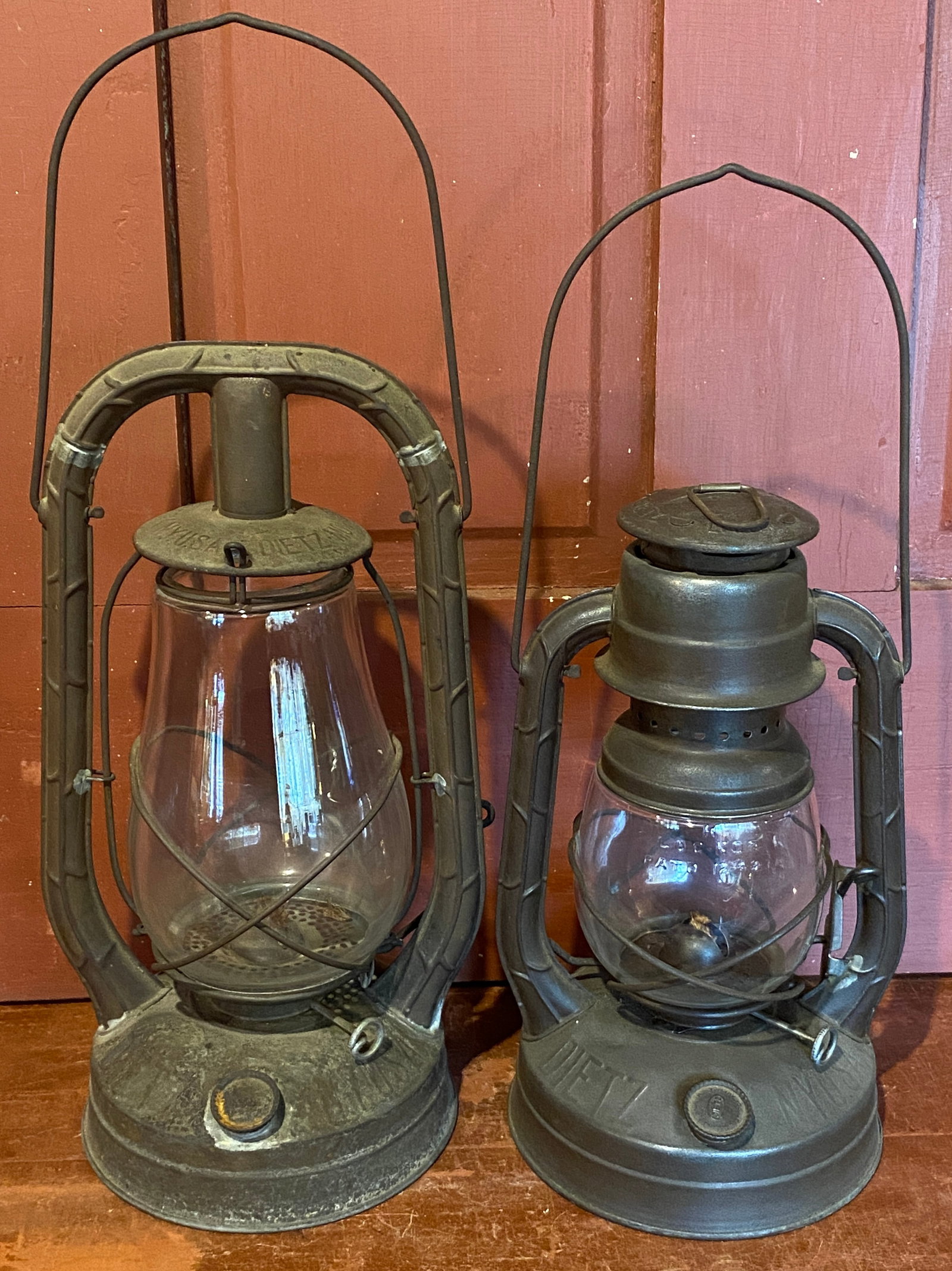 Two Dietz Lanterns - Little Wizard and Monarch: Two Dietz Lanterns - Little Wizard and Monarch