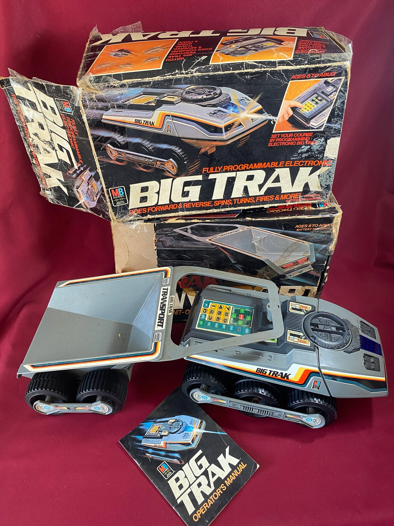 Vintage Big Trax Electronic Toy Car and Transport - Milton Bradley - Absolutely NO Shipping: Vintage Big Trax Electronic Toy Car and Transport - Milton Bradley - Absolutely NO Shipping