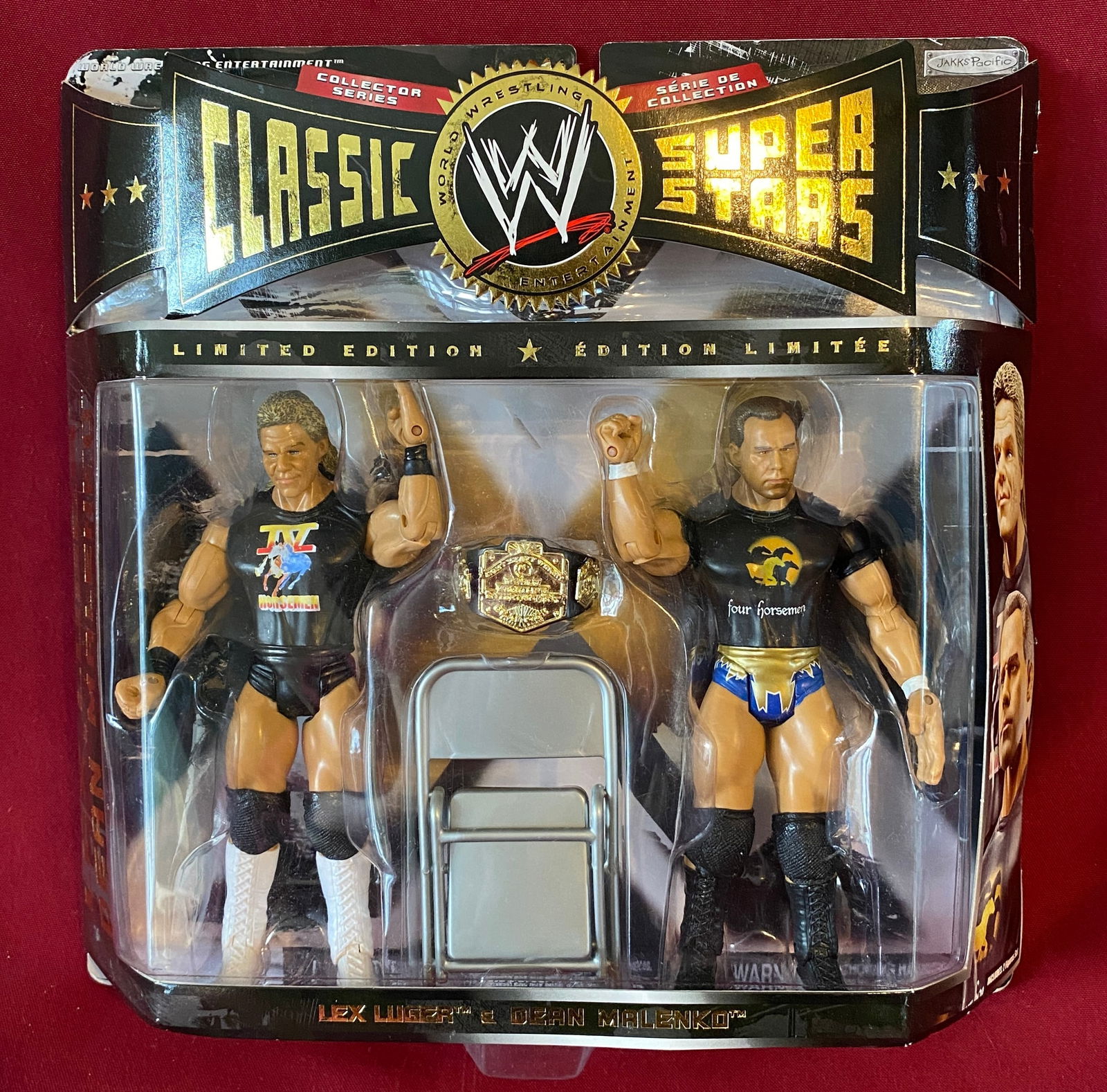 WWE Limited Edition Classic Superstars Lex Luger & Dean Malenko Action Figure Set - Sealed (1 of 9)