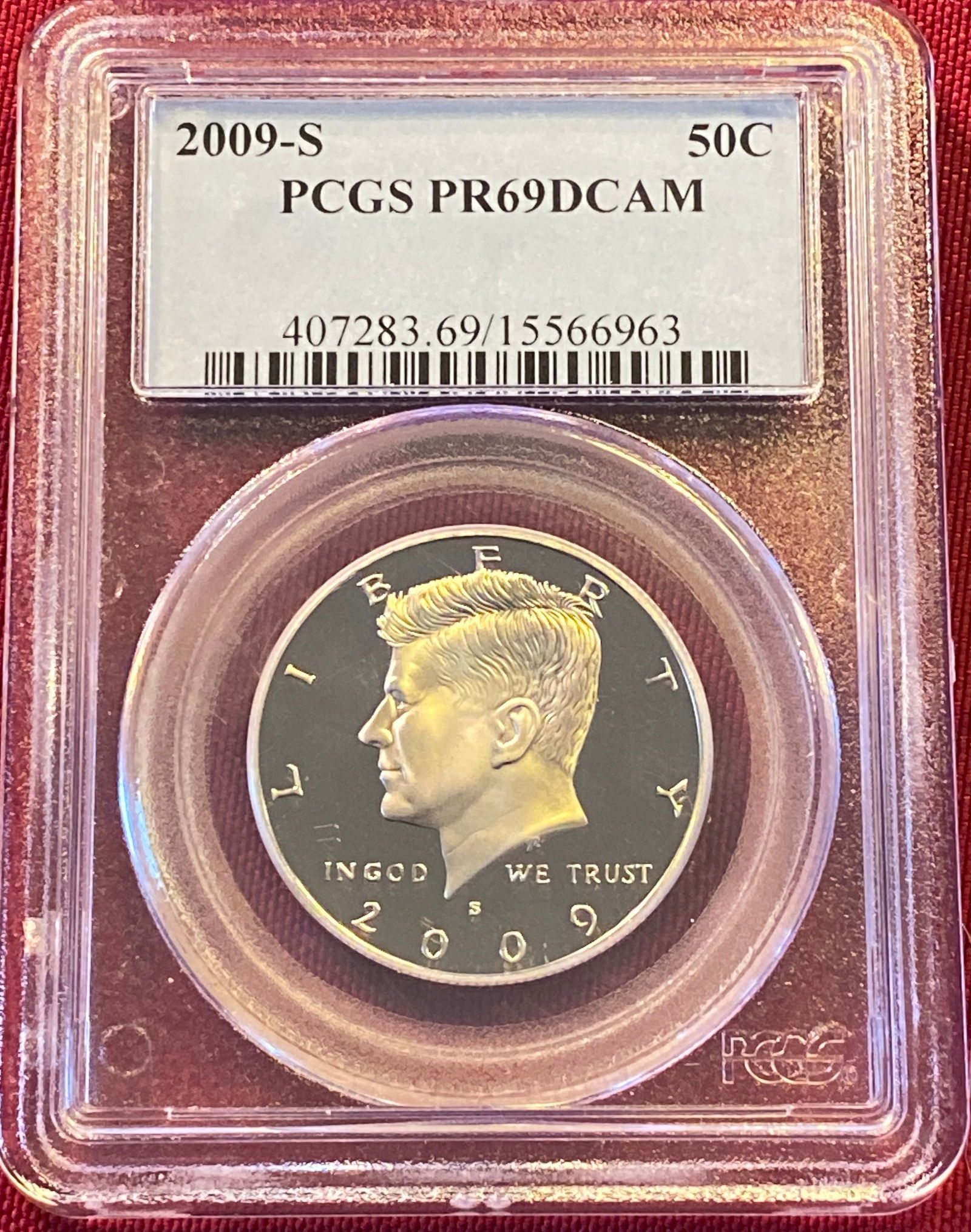 Graded 2009-S Kennedy Half Dollar - PR69DCAM by PCGS (1 of 3)