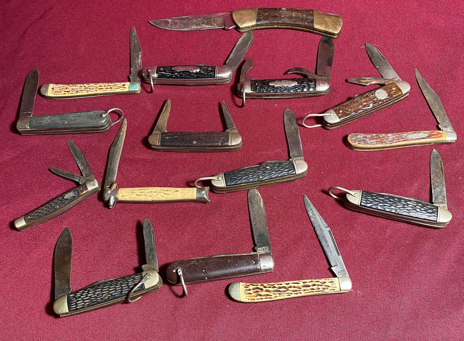 Fifteen Various Pocketknives - Camillus, Sabre, Kamp King, Schrade, Etc. (1 of 6)