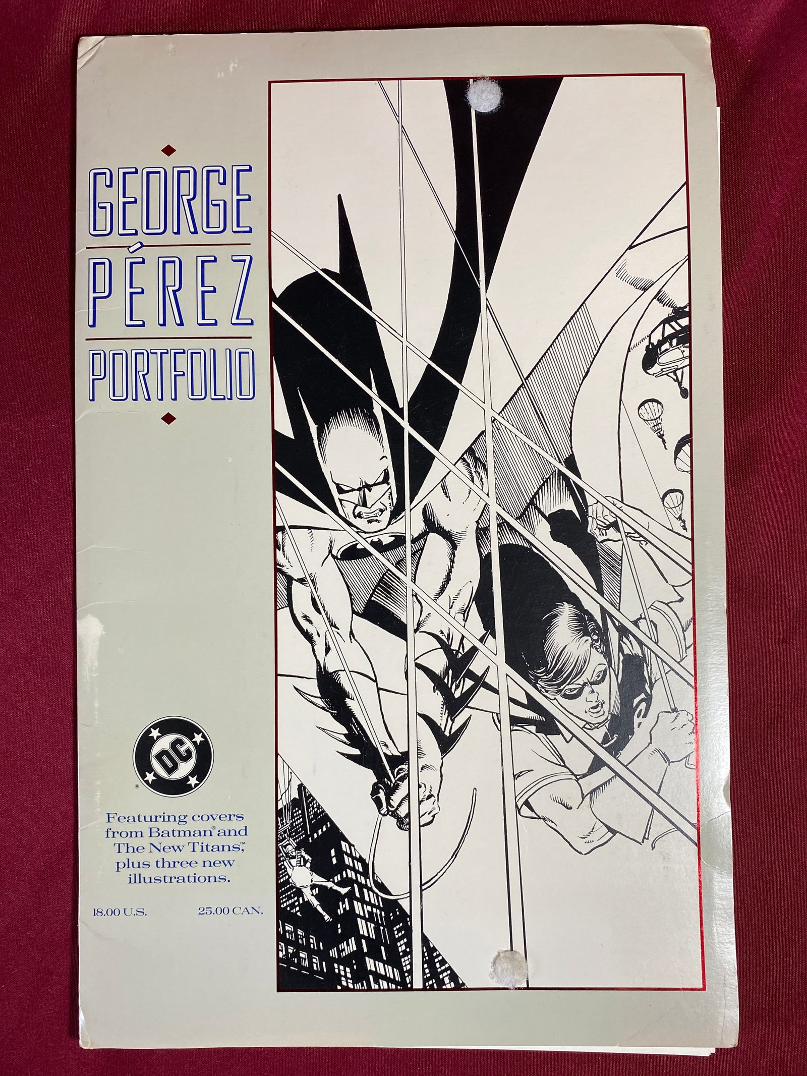 1989 George Perez Portfolio with Twelve Prints (1 of 7)