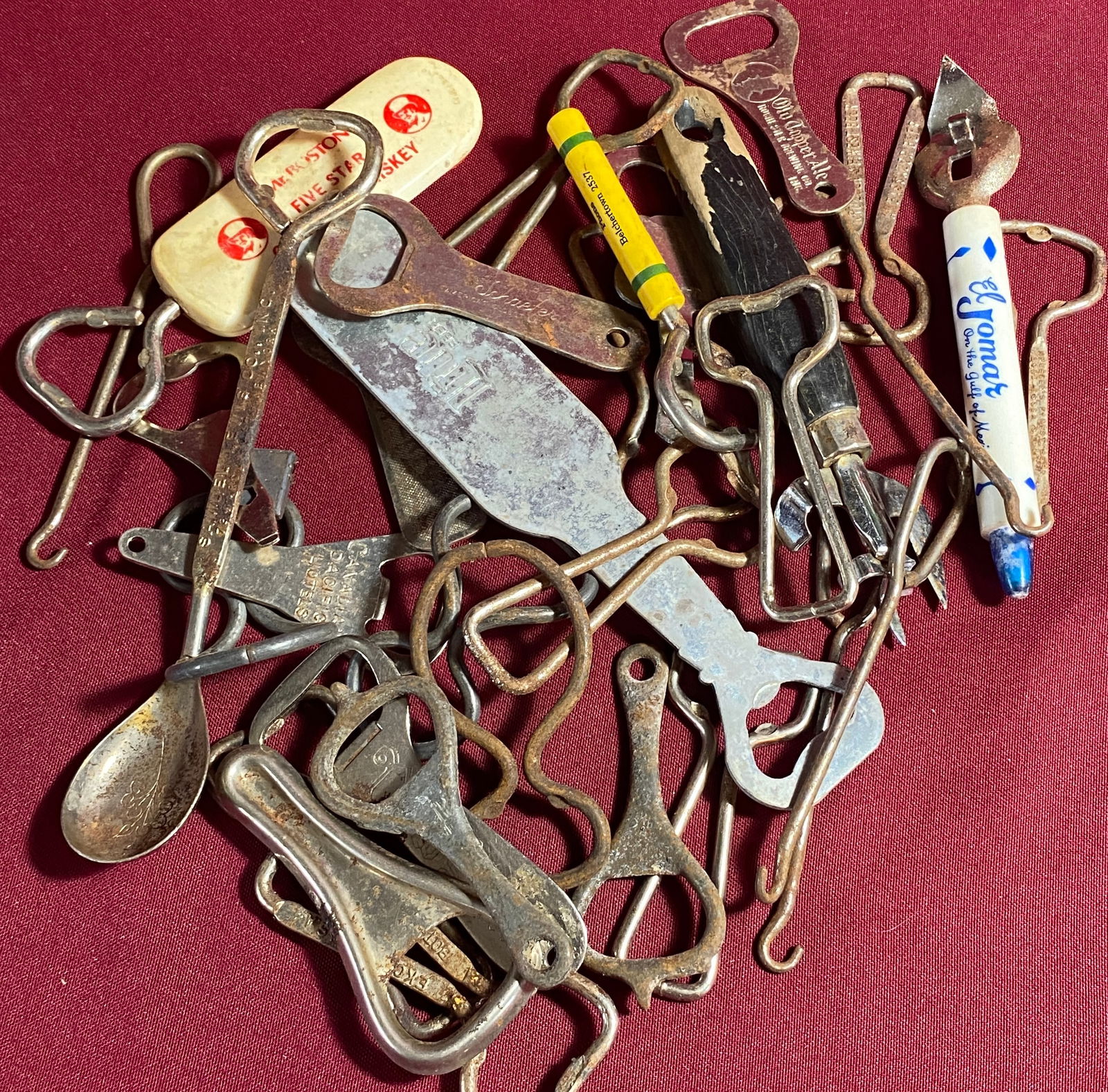 Large Lot of Assortment of Advertising Bottle Openers: Large Lot of Assortment of Advertising Bottle Openers