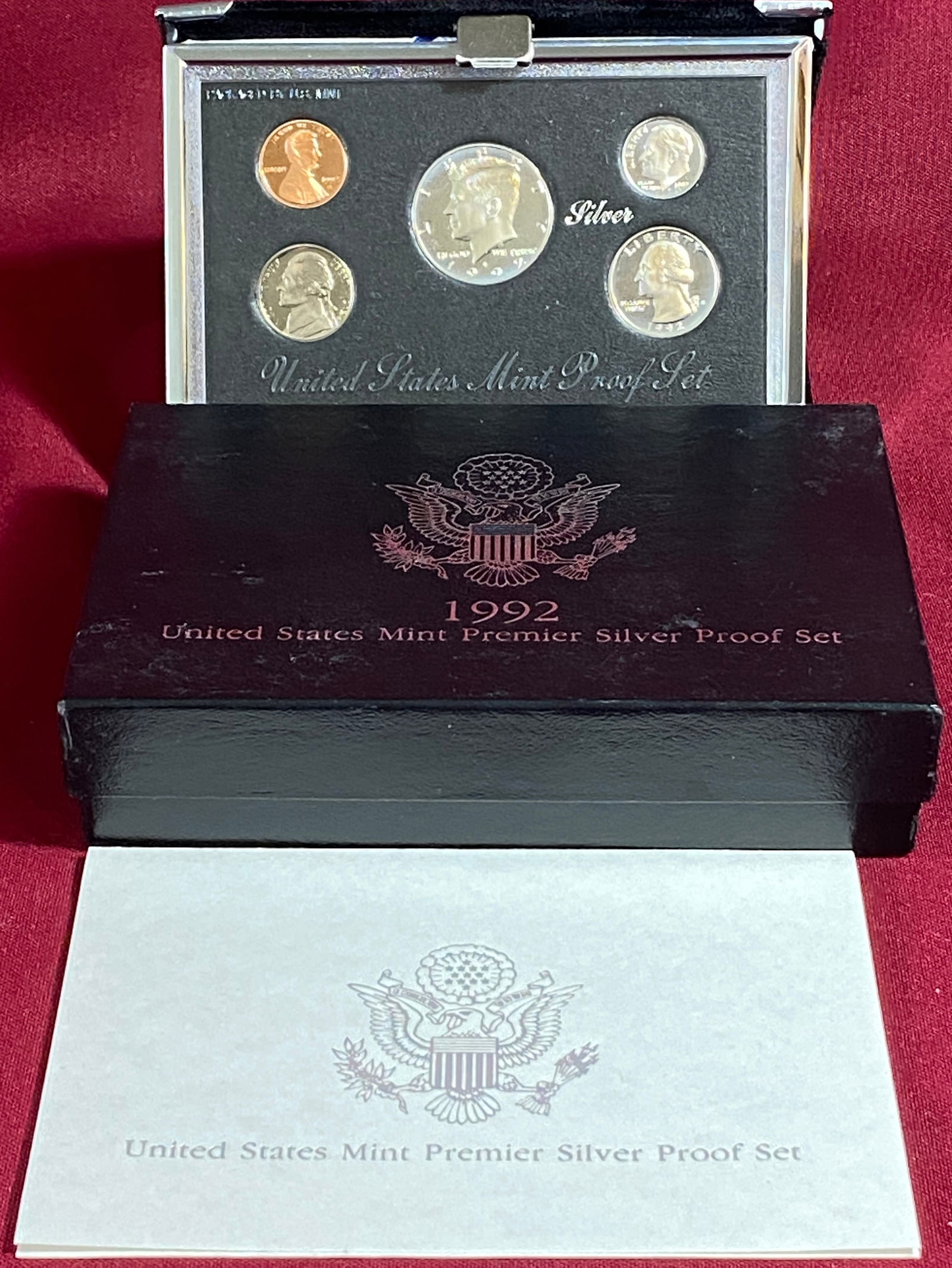 1992 U.S. Mint Premier Silver Proof Set (1 of 3)