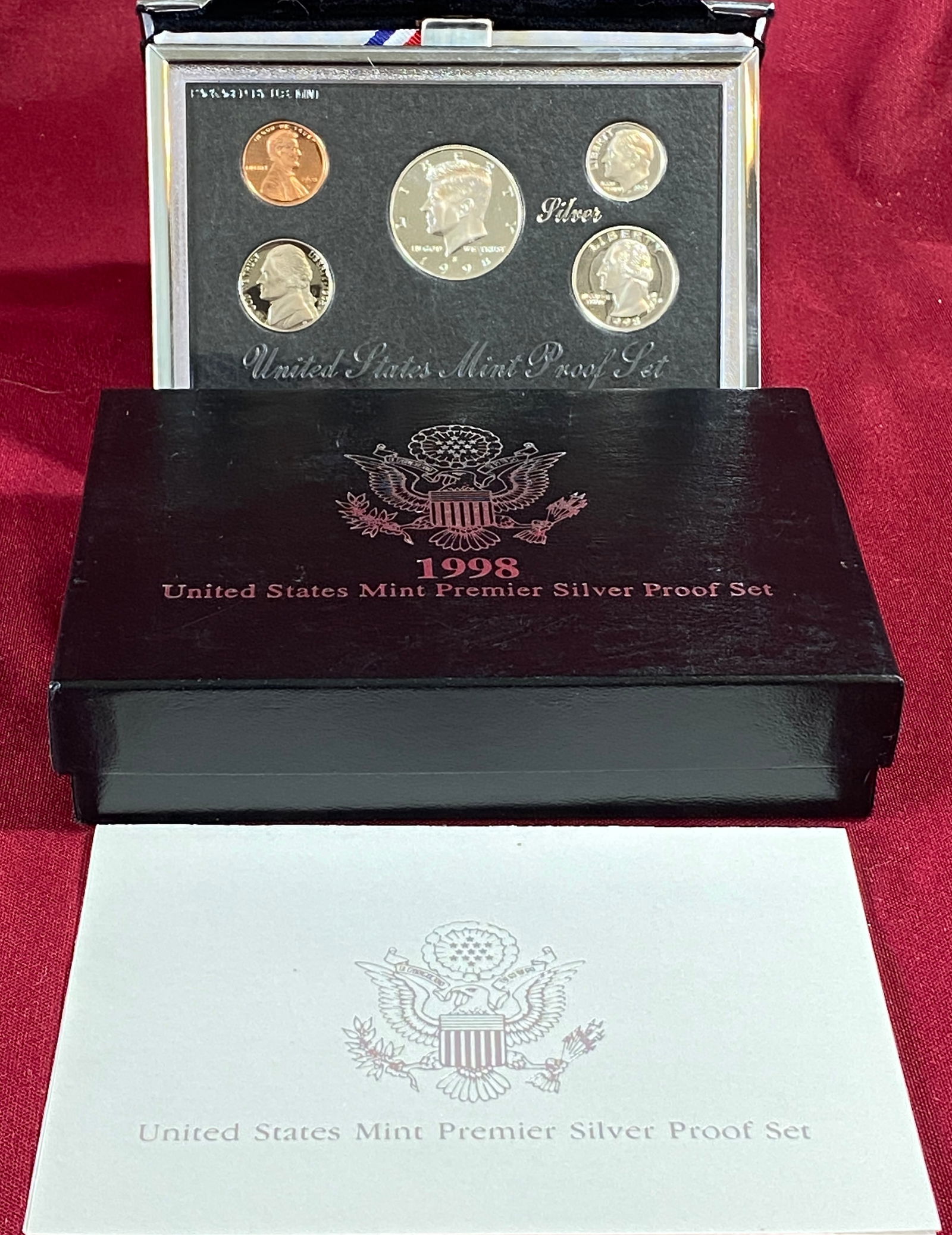 1998 U.S. Mint Premier Silver Proof Set (1 of 3)
