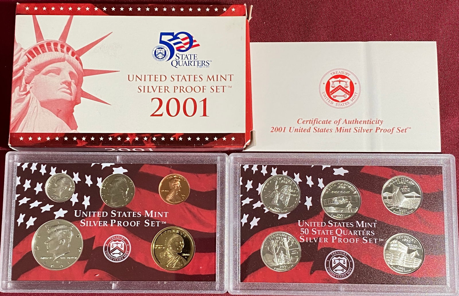2001 U.S. Mint Silver Proof Set (1 of 3)