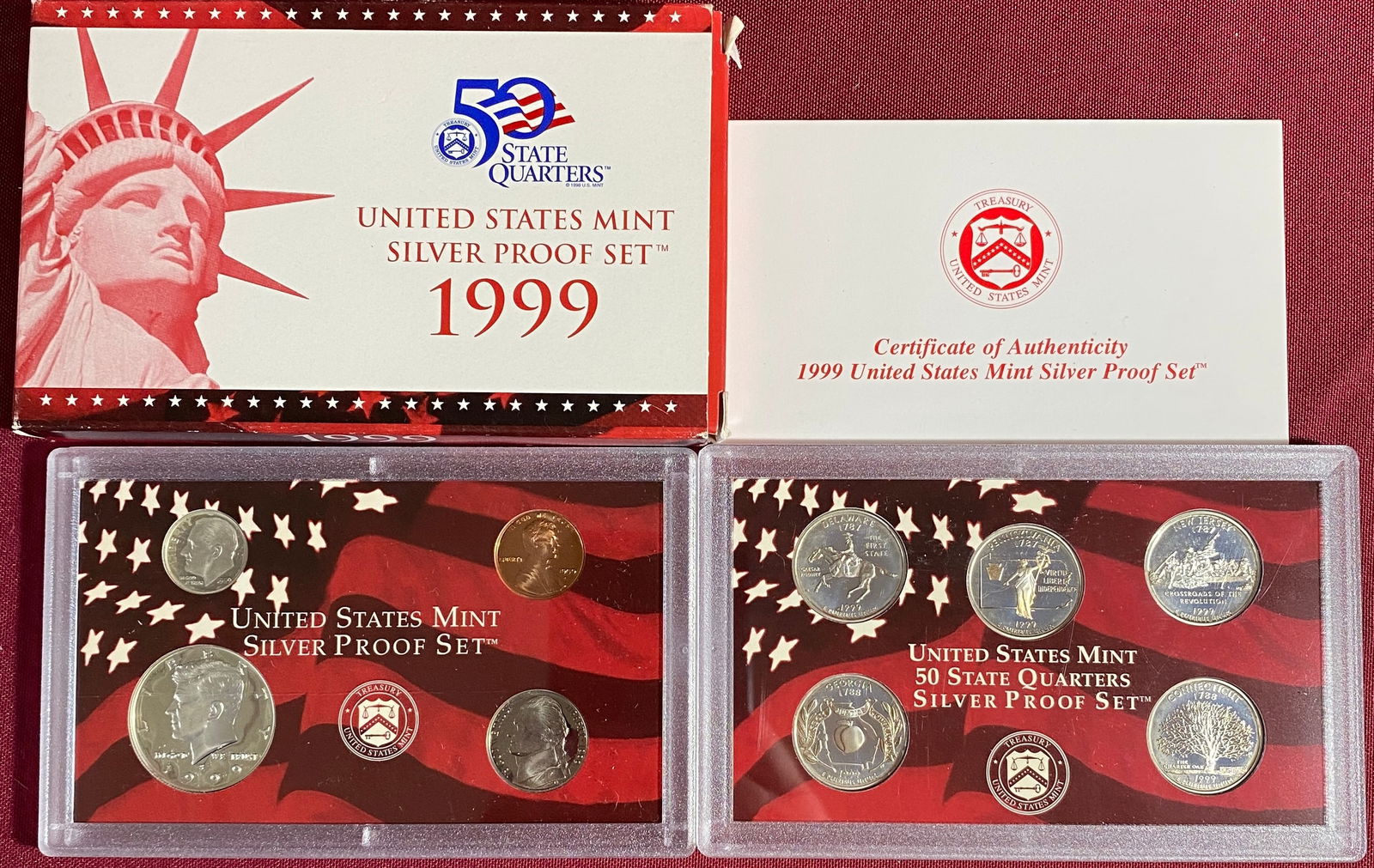 1999 U.S. Mint Silver Proof Set (1 of 3)