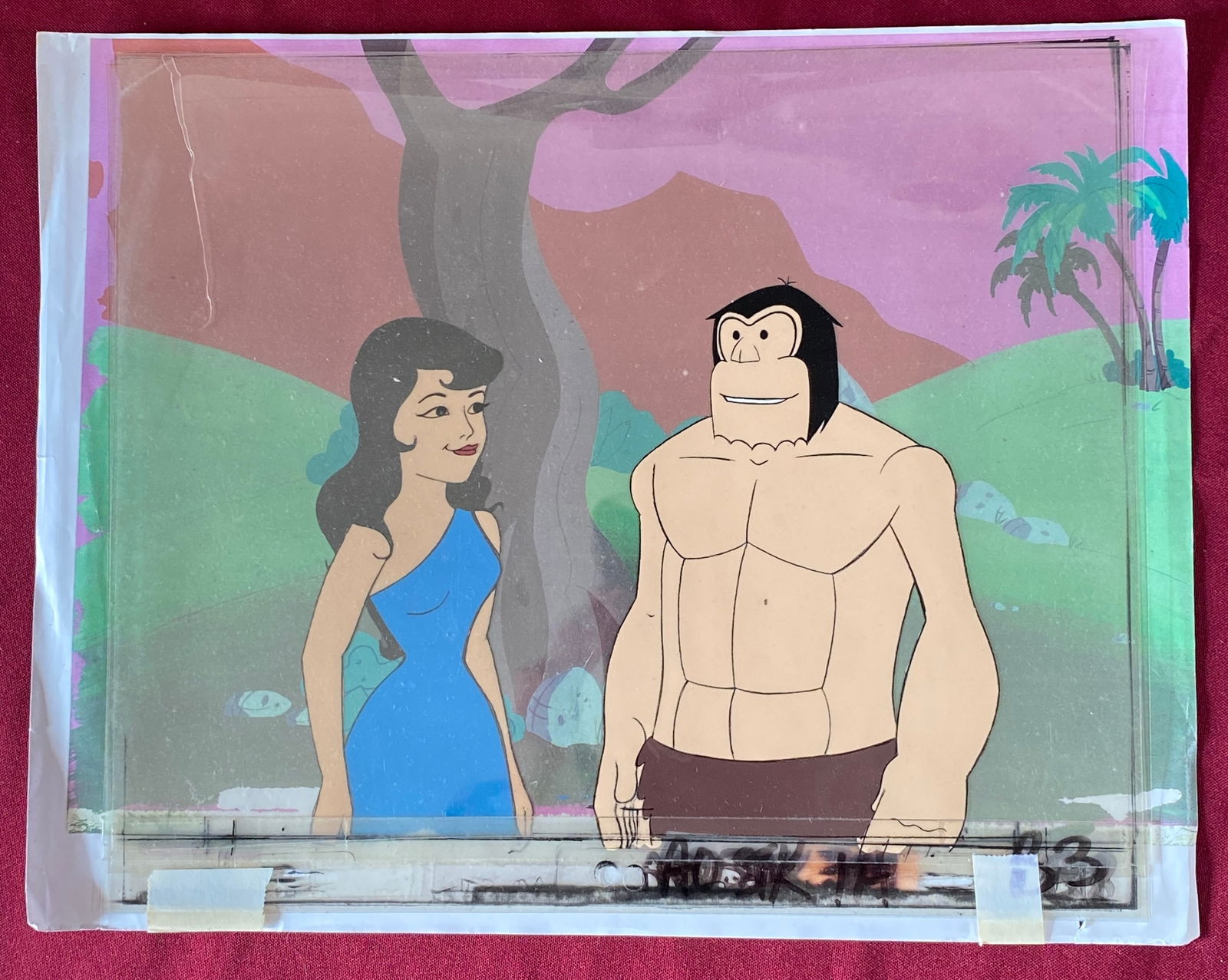 Original Production Animation Cel from Alley Opp - 1978 - Alley Oop & Ooola (1 of 6)