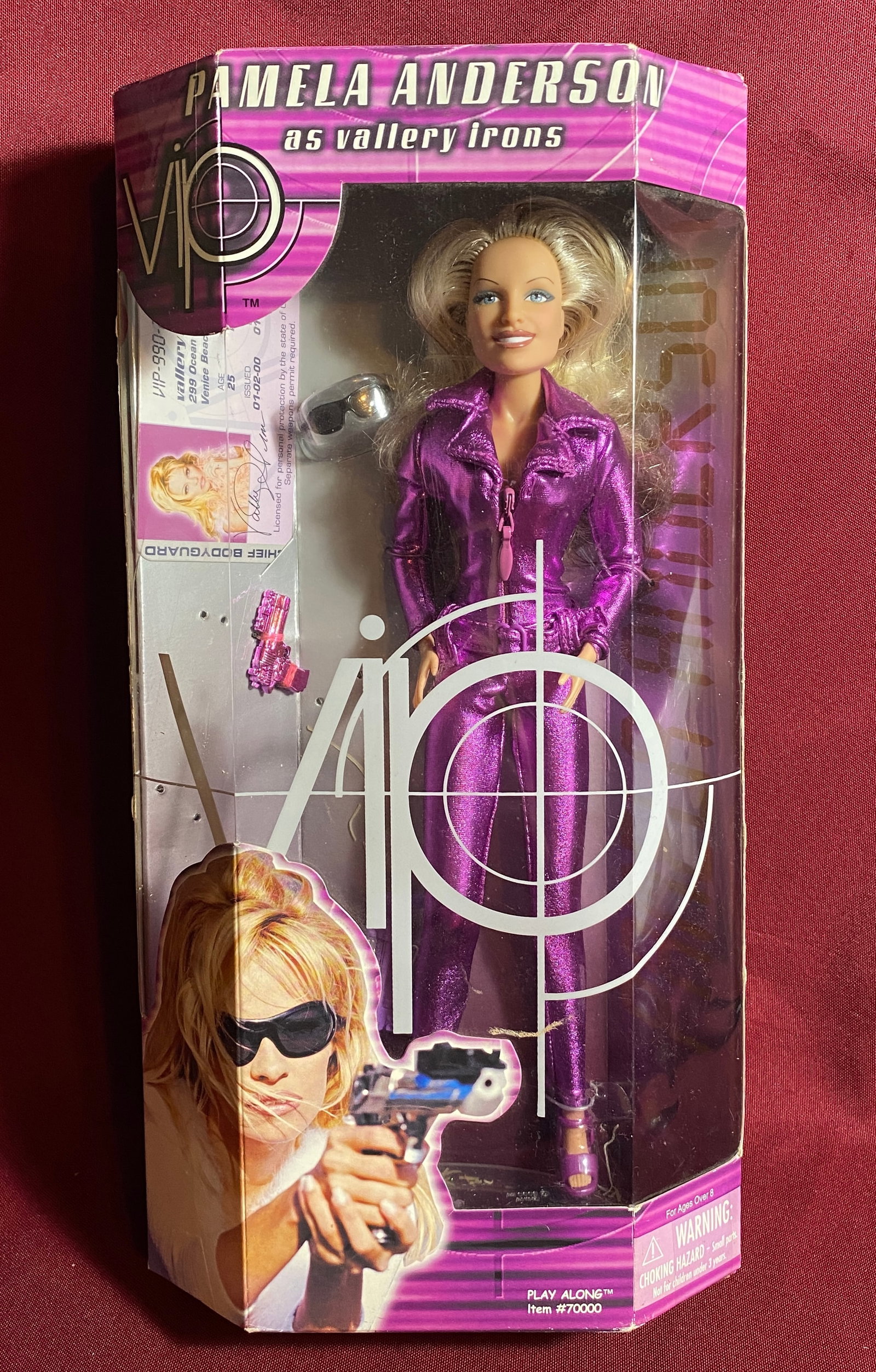 2000 Pamela Anderson as Valley Irons - Doll in Factory Sealed Box - All Items in Box (Accessories: 2000 Pamela Anderson as Valley Irons - Doll in Factory Sealed Box - All Items in Box (Accessories Fell to the Bottom)