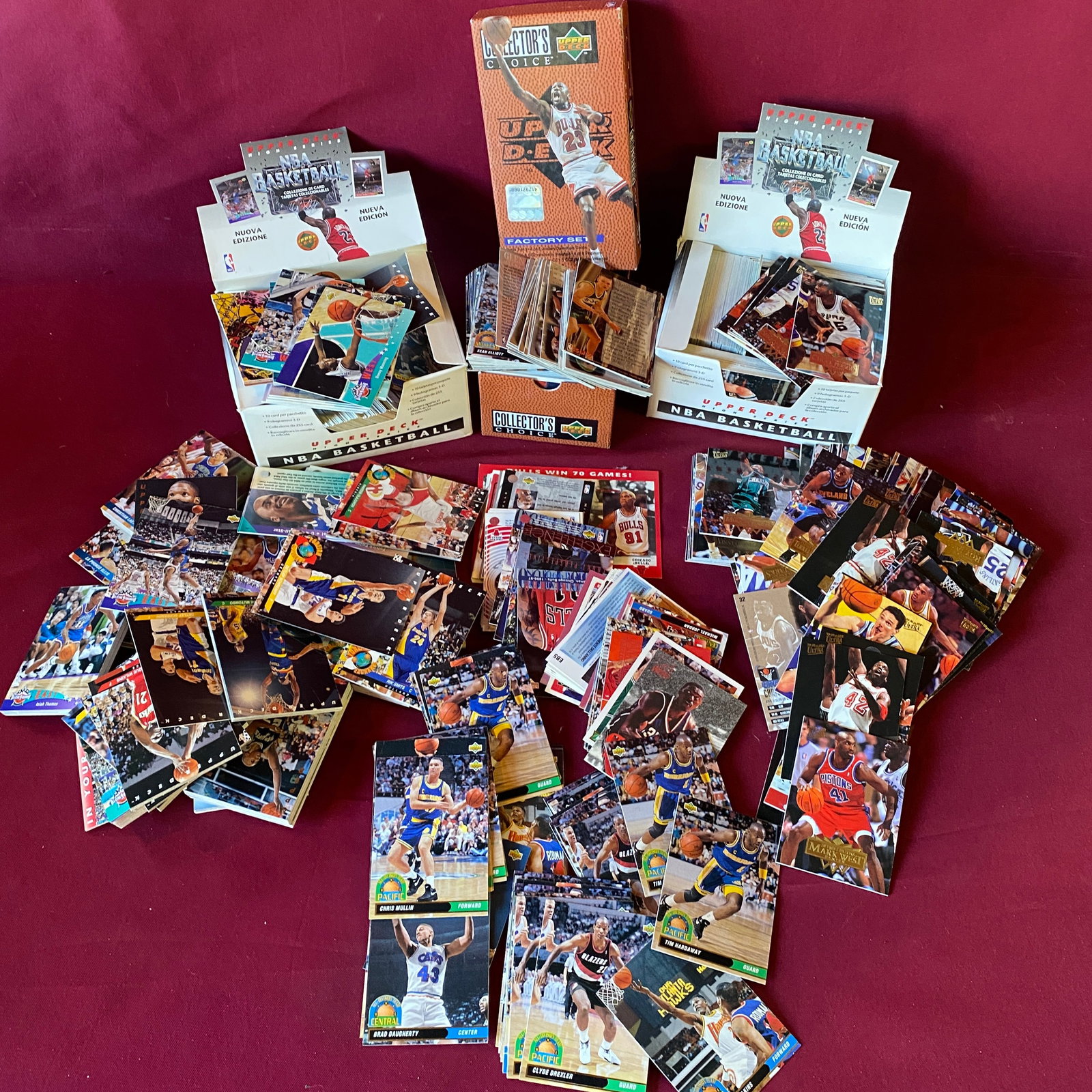Three Boxes of Upper Deck Collectible Basketball Cards - (2) 1993 & (1) 1995-1996 Era: Three Boxes of Upper Deck Collectible Basketball Cards - (2) 1993 & (1) 1995-1996 Era