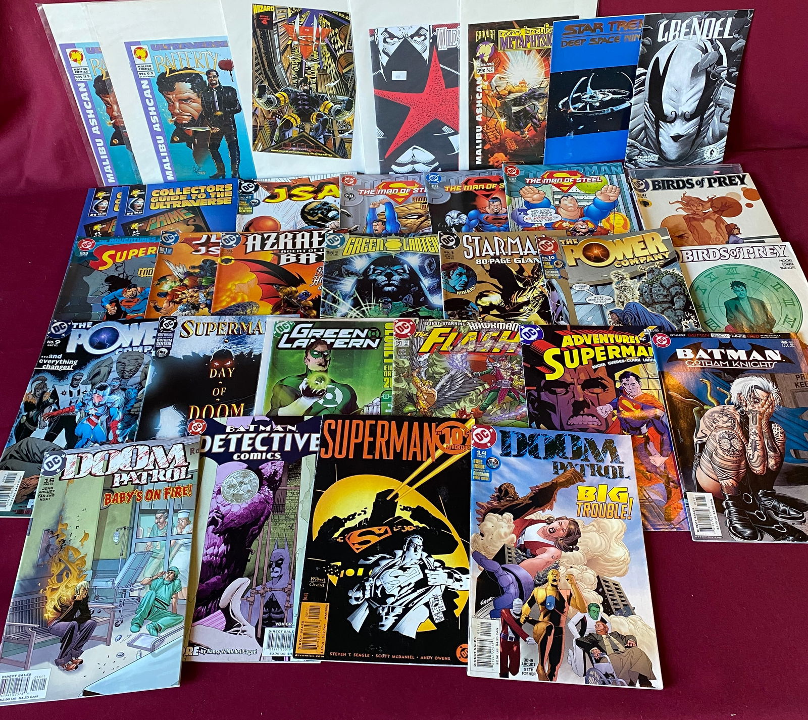 Over Twenty Comic Books - Doom Patrol, Superman, Flash, Etc. (1 of 6)