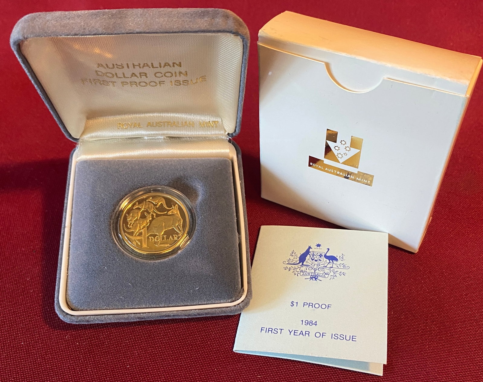 1984 Royal Australian Mint Ten Dollar Proof Coin: 1984 Royal Australian Mint Ten Dollar Proof Coin