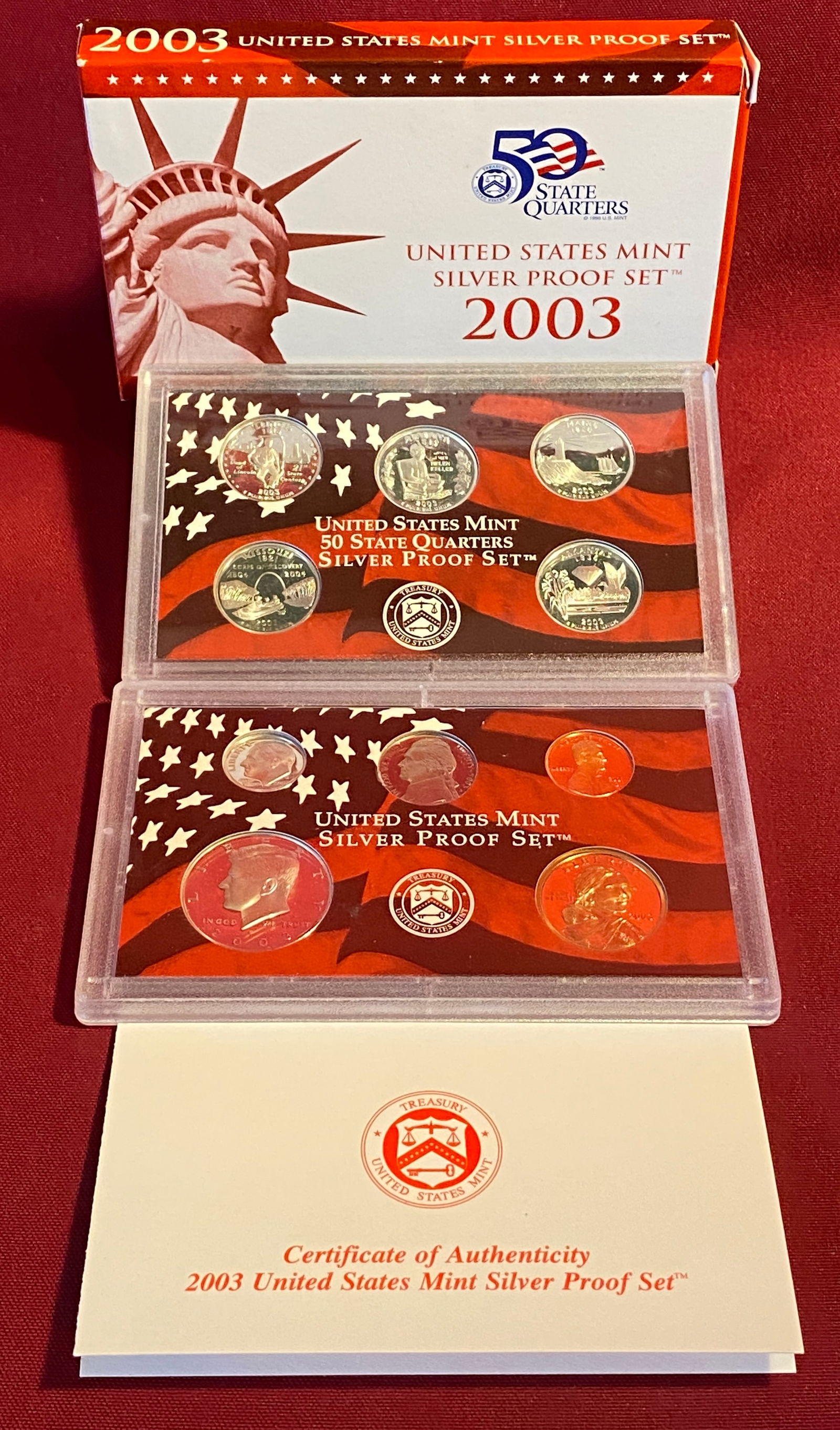 U.S. Mint 2003 Silver Proof Set: U.S. Mint 2003 Silver Proof Set