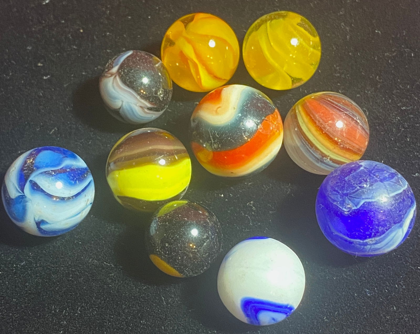 Vintage and Older Glass Marbles - Various Styles: Vintage and Older Glass Marbles - Various Styles