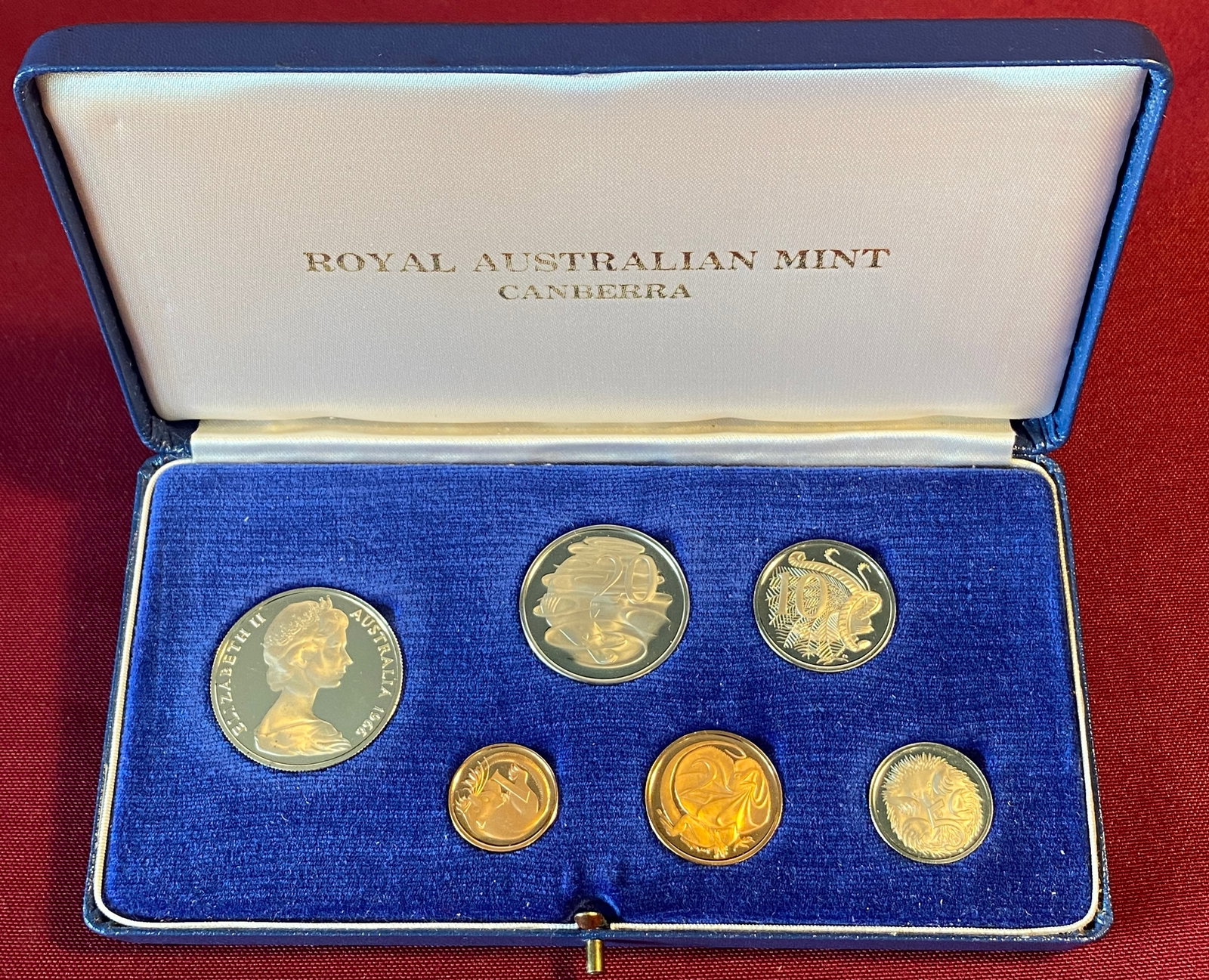 1966 Royal Australian Mint Proof Coin Set: 1966 Royal Australian Mint Proof Coin Set