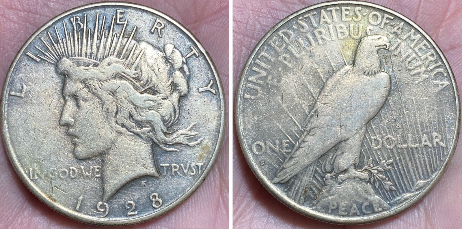 1928-S Peace Silver Dollar: 1928-S Peace Silver Dollar