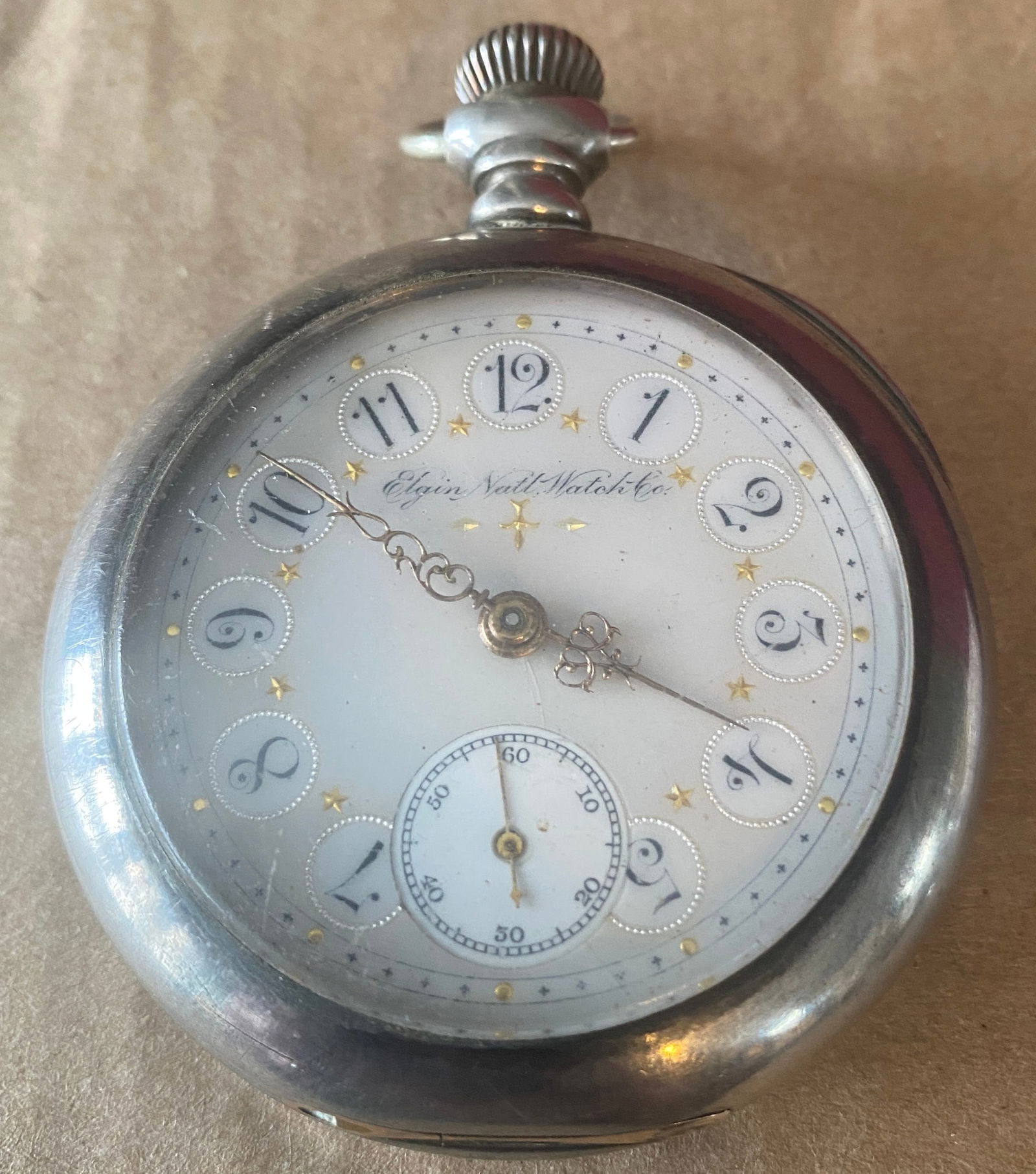 Elgin National Coin Silver High End Pocket Watch - Case Marked Dueber Coin #3200682 (1 of 8)