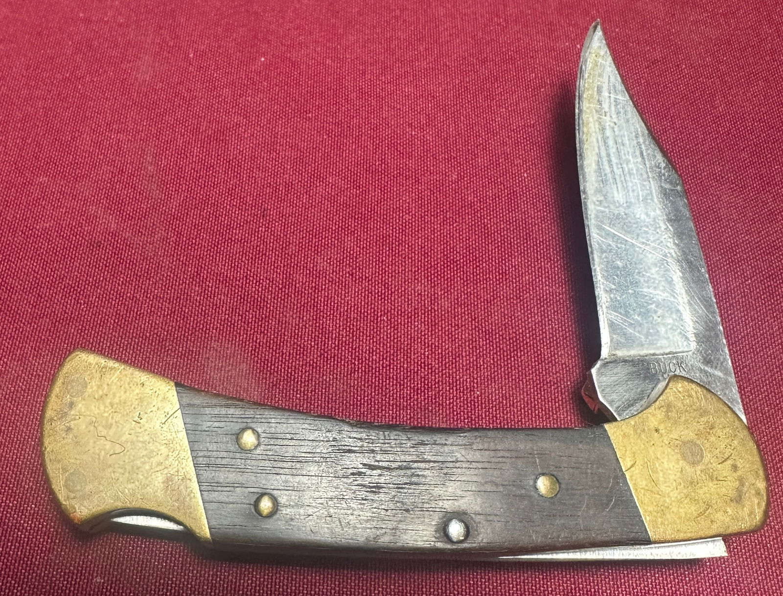 Vintage Buck 112 Folding Hunting Knife (1 of 5)