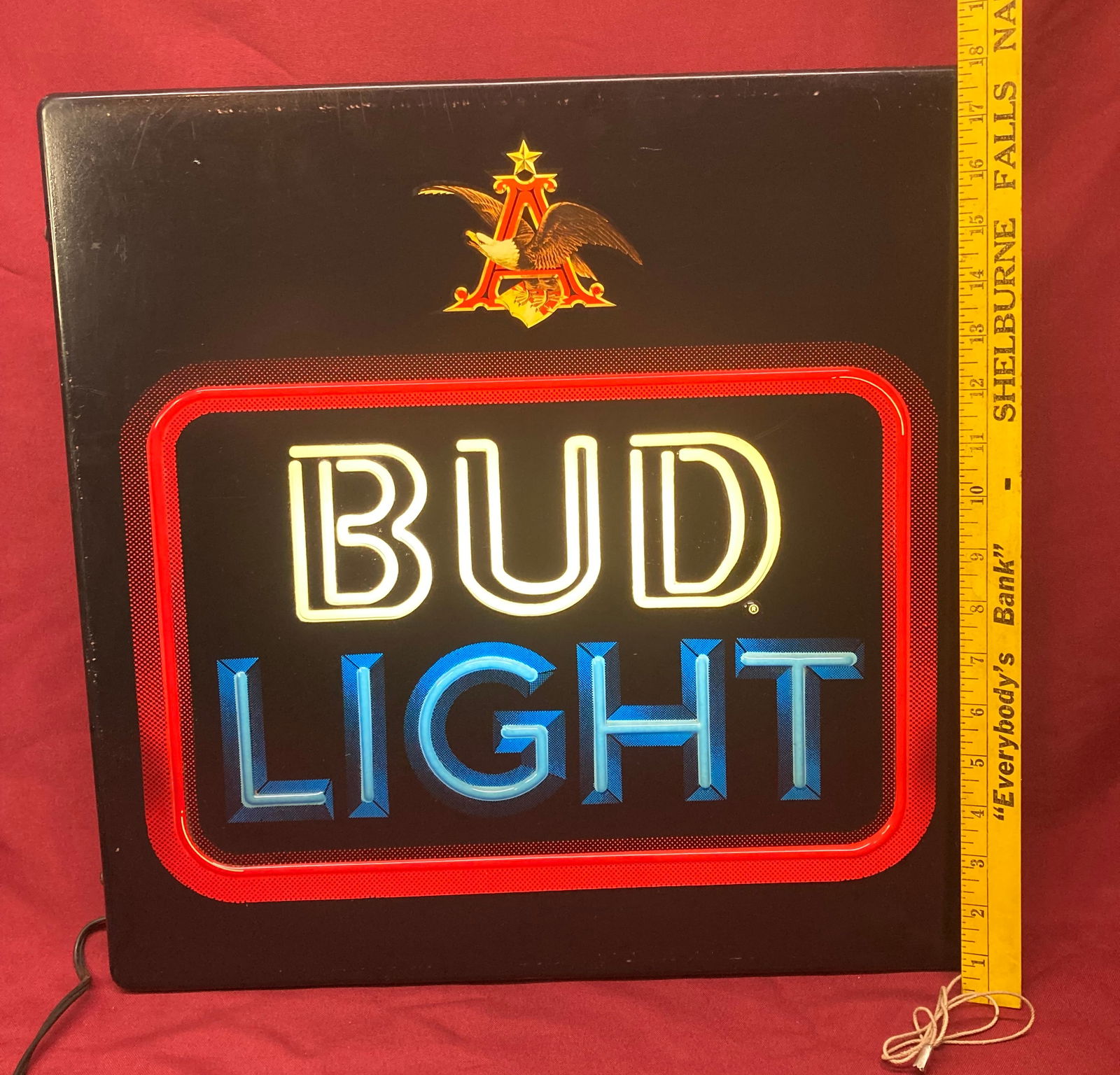 Vintage Bud Lite Beer Advertising Light (1 of 4)
