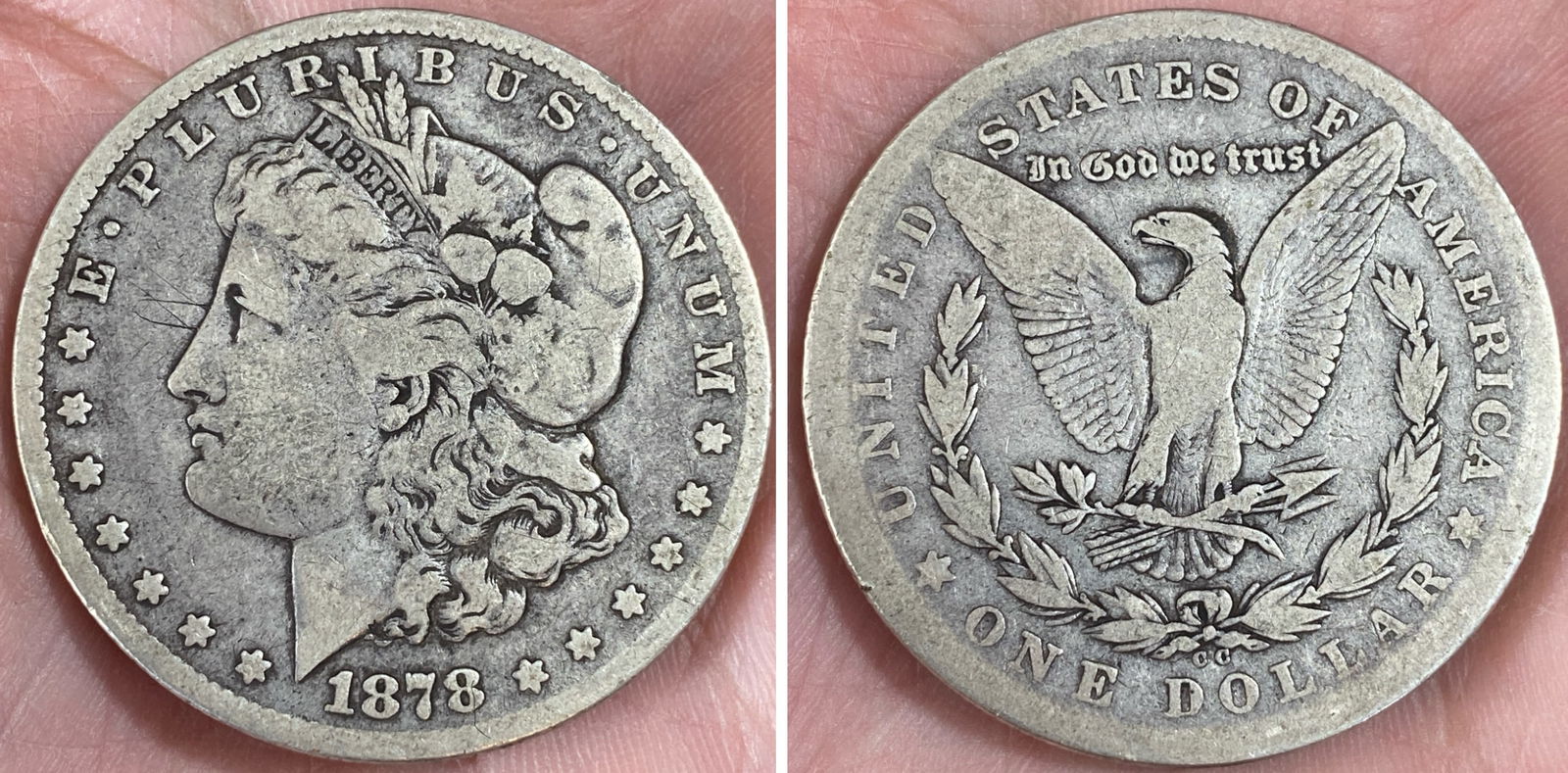 1878-CC Morgan Silver Dollar (1 of 4)