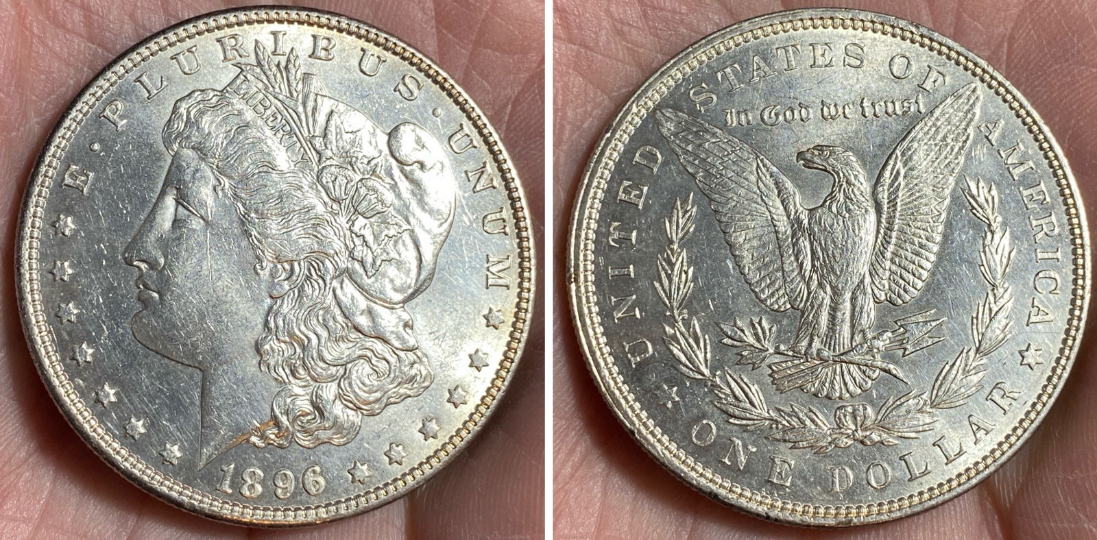1896 Morgan Silver Dollar: 1896 Morgan Silver Dollar