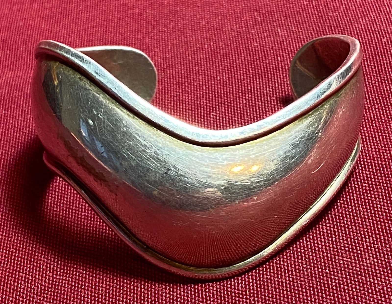 Sterling Silver Cuff Bracelet - Mexico 925: Sterling Silver Cuff Bracelet - Mexico 925