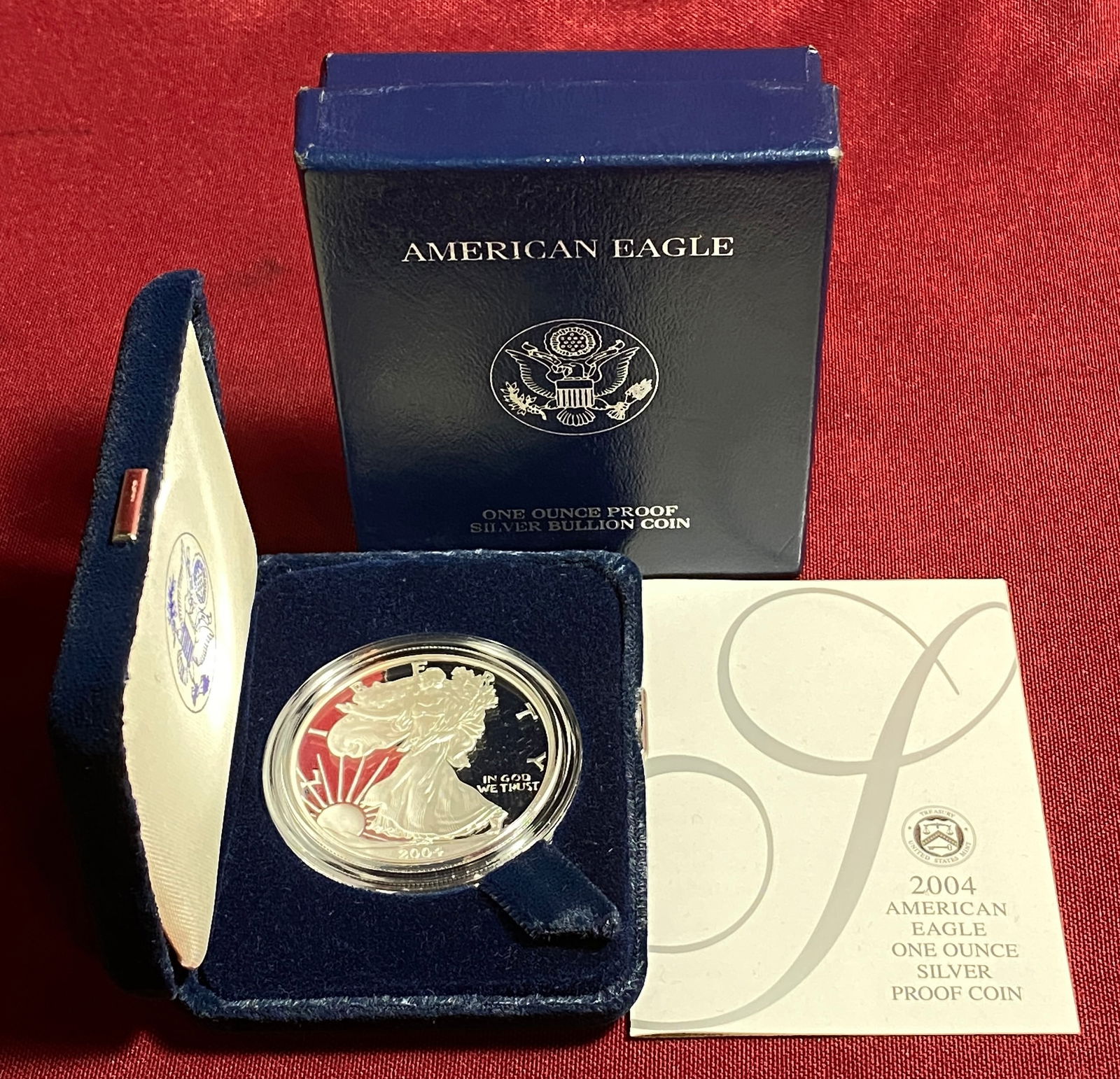 2004-W One Ounce Proof Silver Eagle (1 of 4)