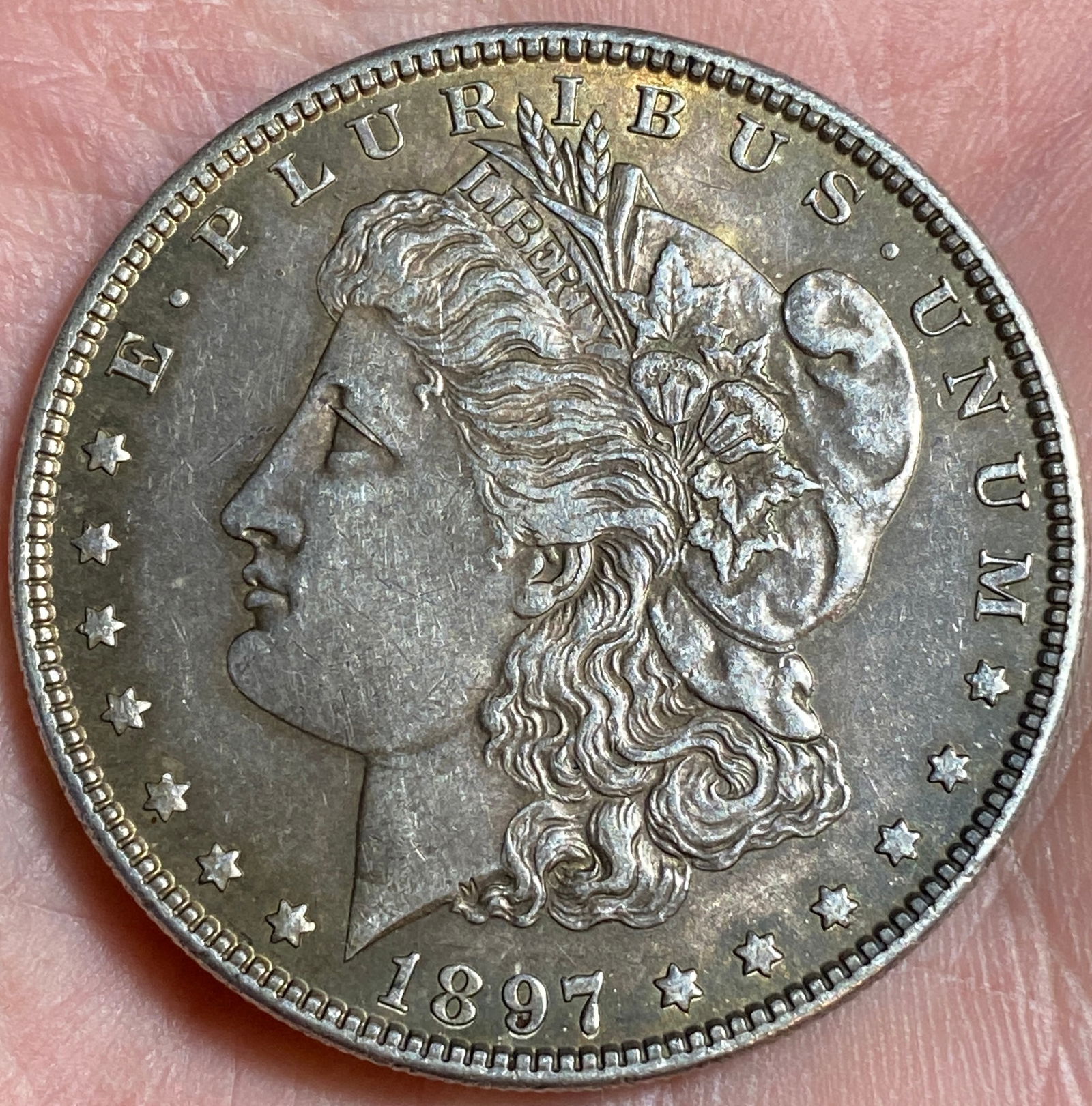 1897 Morgan Silver Dollar - 3