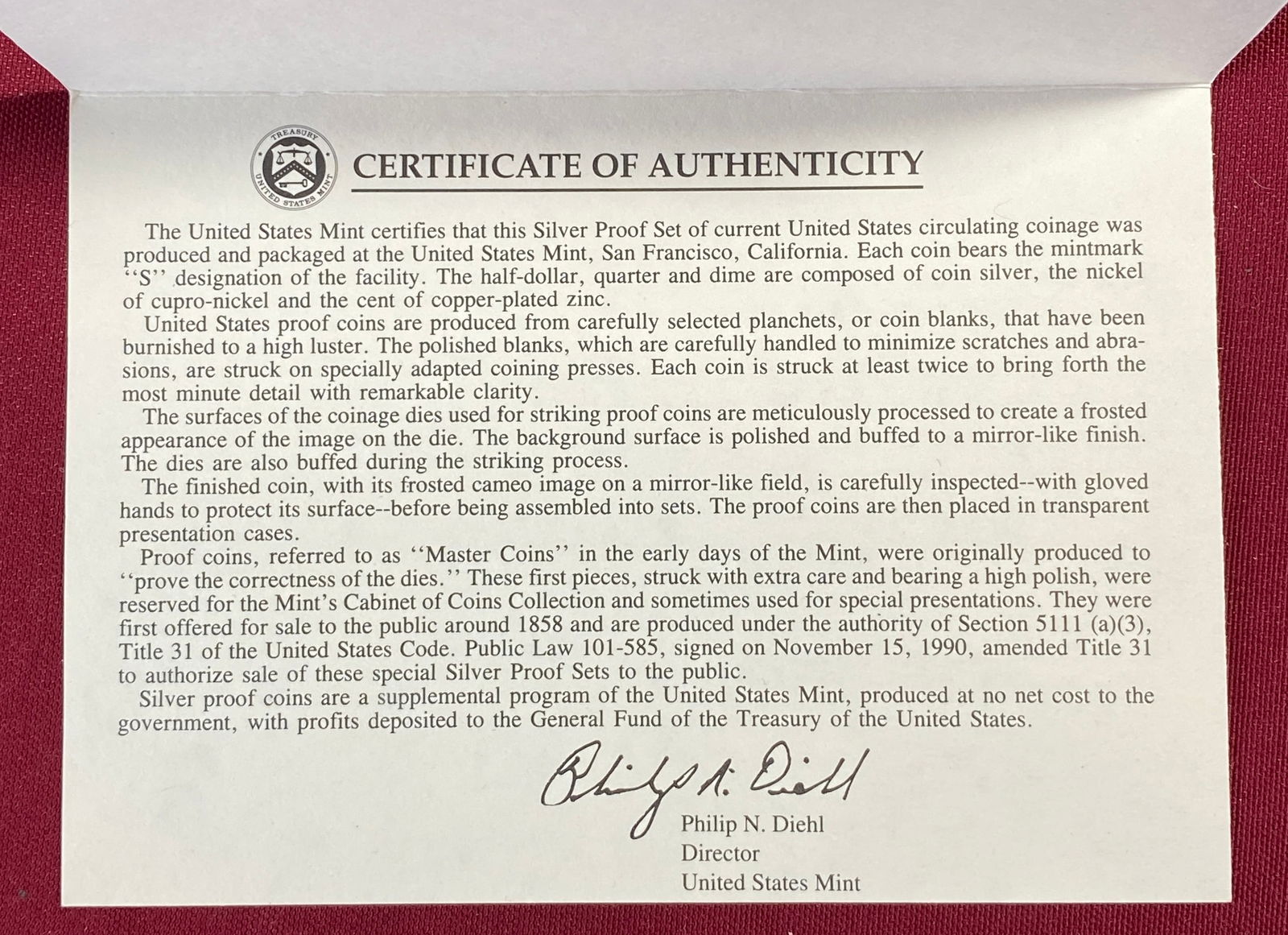 1995 U.S. Mint Premier Silver Proof Set - 4