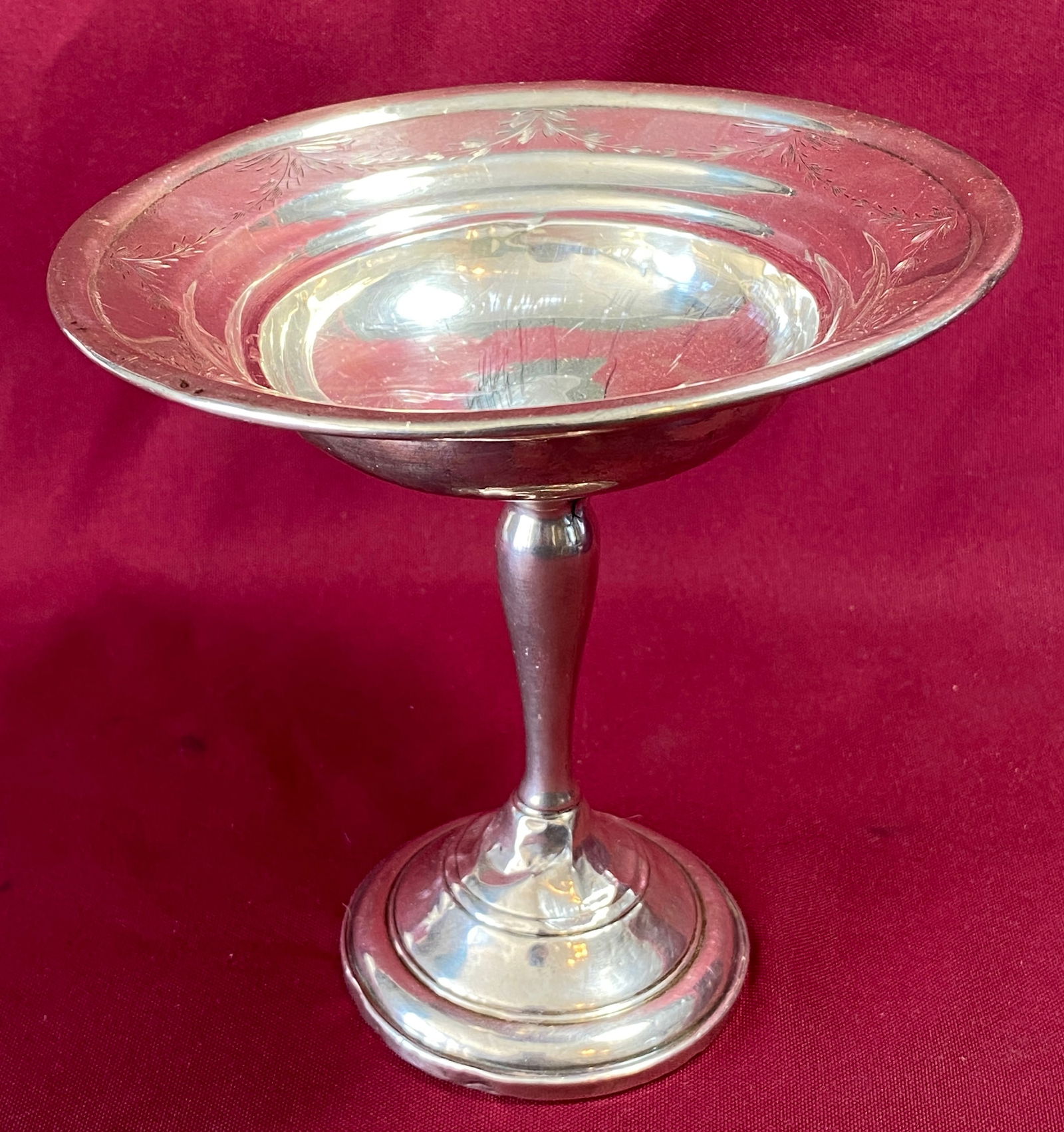 Sterling Silver Weighted Bottom Candy Dish - 194 Grams (1 of 10)