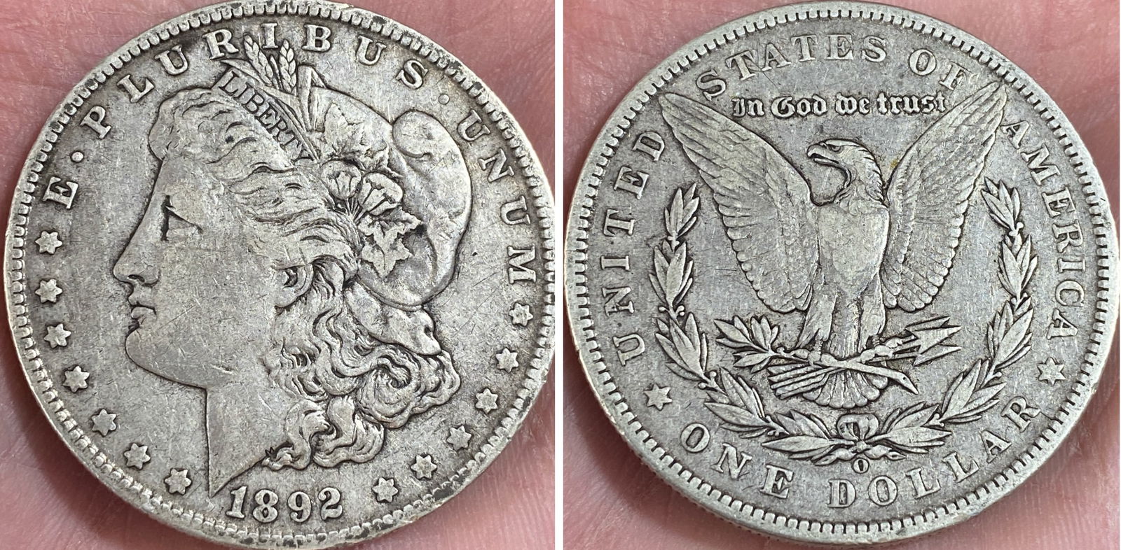 1892-O Morgan Silver Dollar: 1892-O Morgan Silver Dollar
