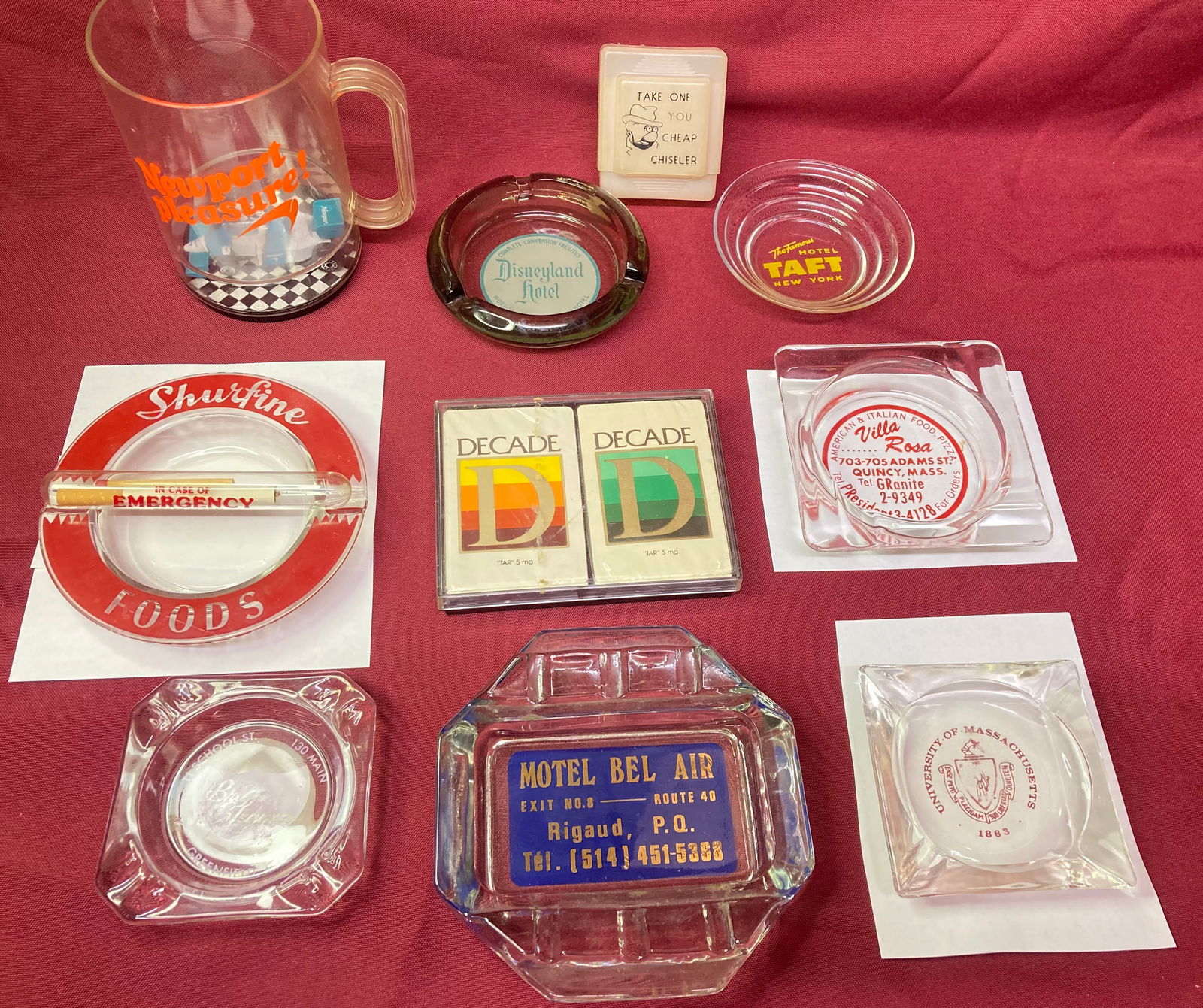 Large Collection of Tobacco Advertisement Items - Ashtrays, Cup, Etc. (1 of 4)