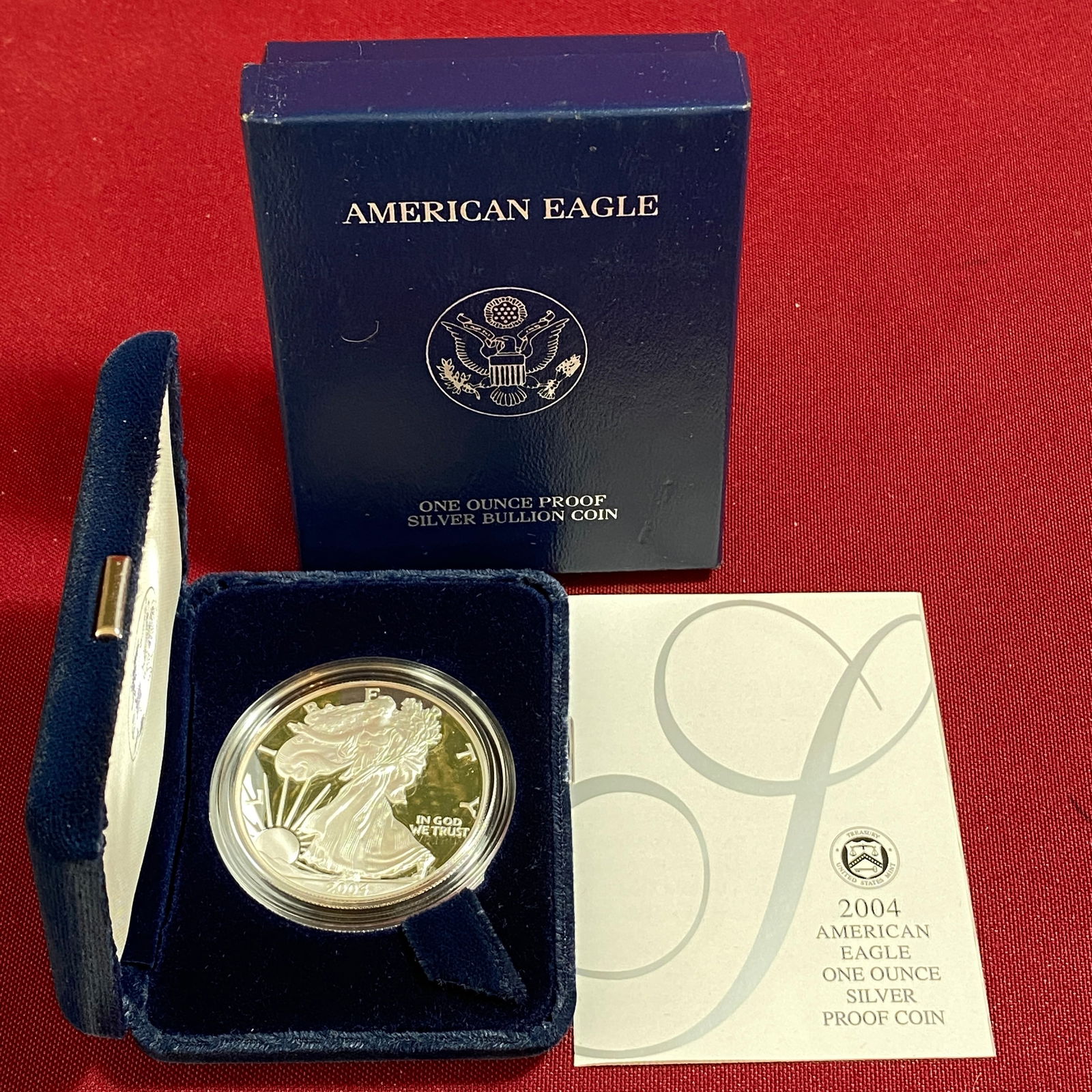 2004-W One Ounce Proof Silver Eagle (1 of 4)