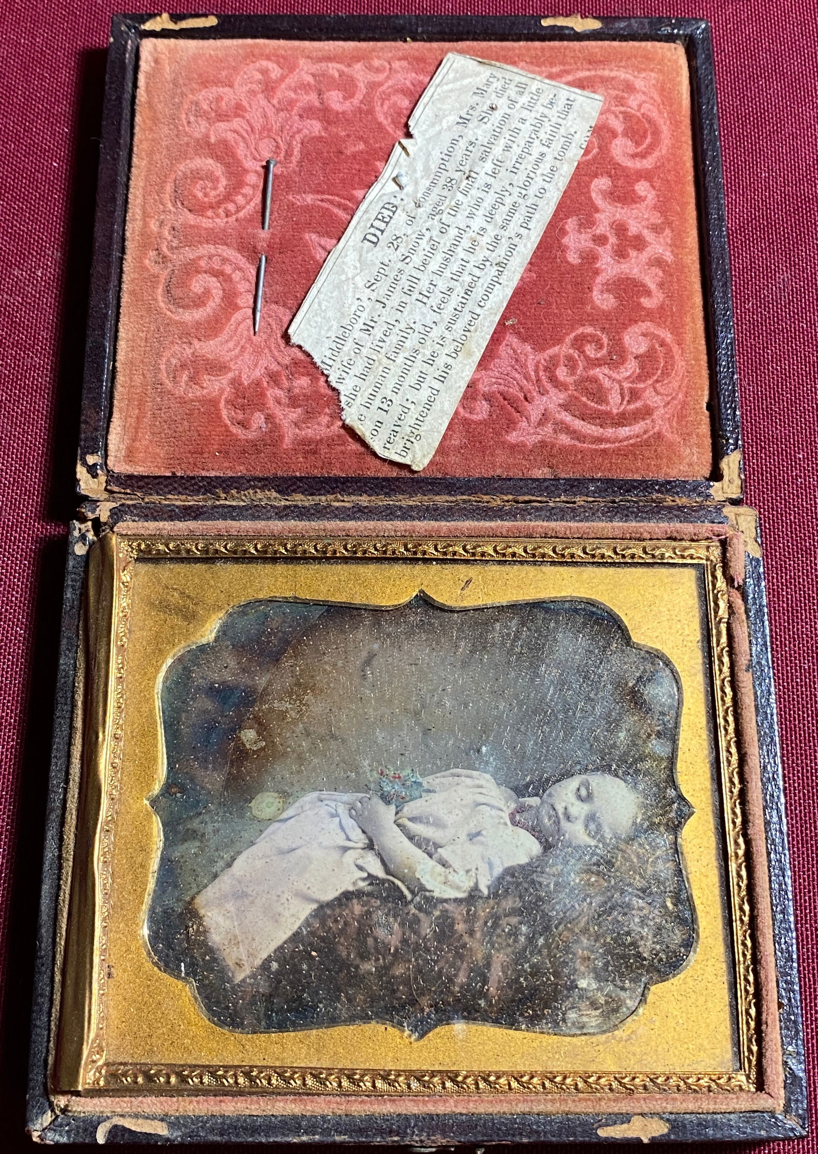 Post Mortem Daguerreotype of a Child in Case (1 of 13)